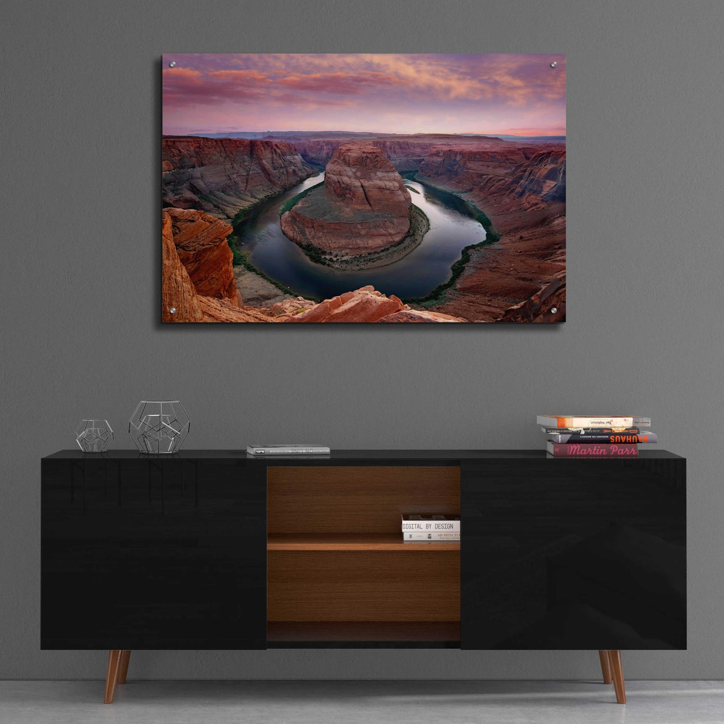 Epic Art 'Horseshoe Bend Dusk' by Mike Jones, Acrylic Glass Wall Art,36x24