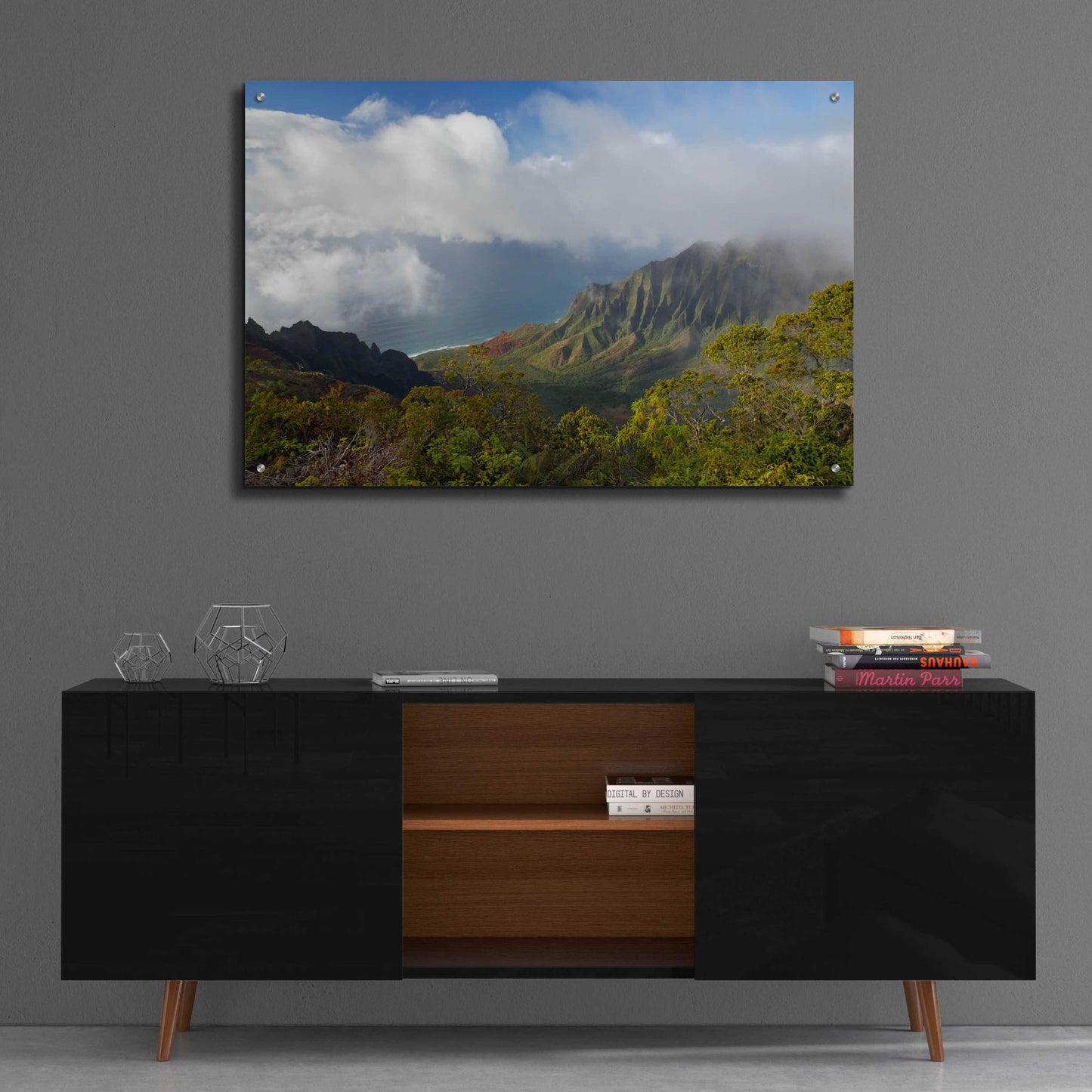 Epic Art 'Kauai Kalalou Canyon' by Mike Jones, Acrylic Glass Wall Art,36x24