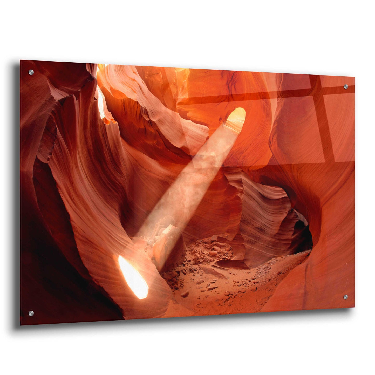 Epic Art 'Lower Antelope Light Beam' by Mike Jones, Acrylic Glass Wall Art,36x24