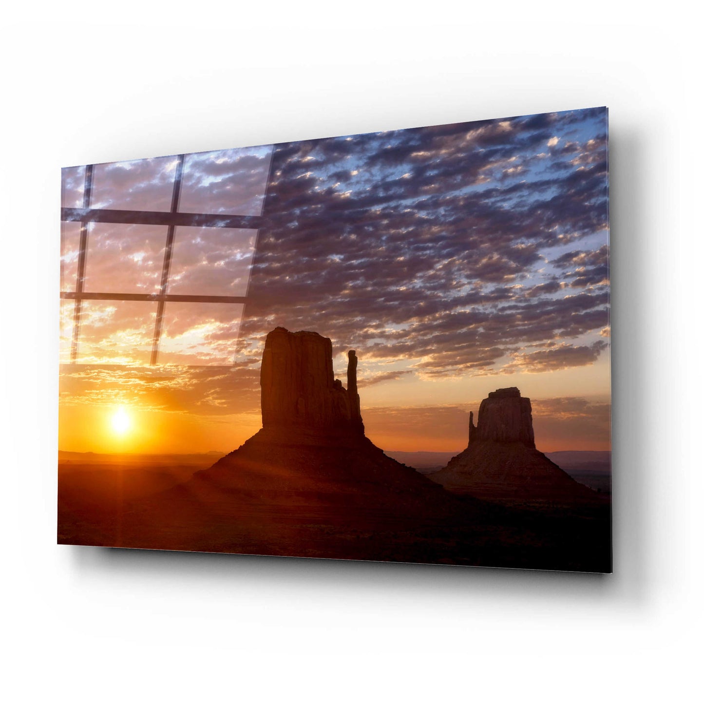 Epic Art 'Mittens Sunrise squeezecrop' by Mike Jones, Acrylic Glass Wall Art,24x16