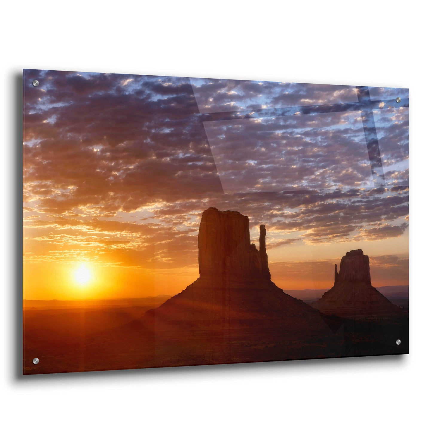 Epic Art 'Mittens Sunrise squeezecrop' by Mike Jones, Acrylic Glass Wall Art,36x24