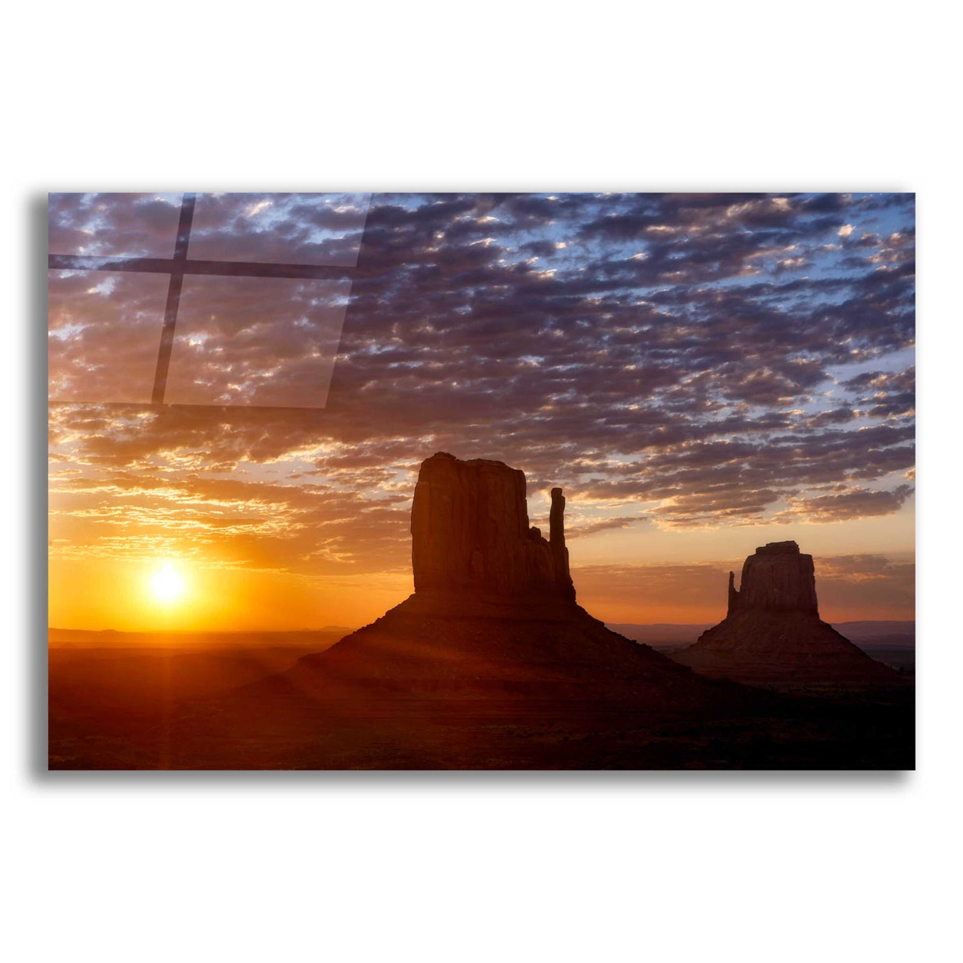 Epic Art 'Mittens Sunrise squeezecrop' by Mike Jones, Acrylic Glass Wall Art