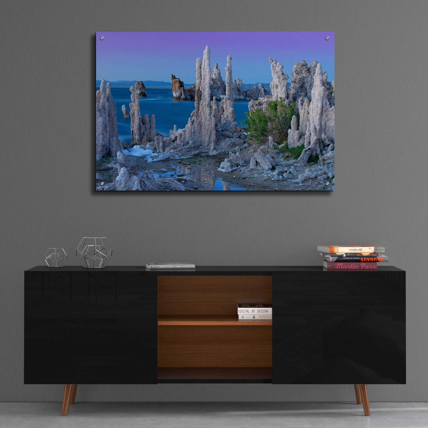 Epic Art 'Mono Lake Dusk' by Mike Jones, Acrylic Glass Wall Art,36x24