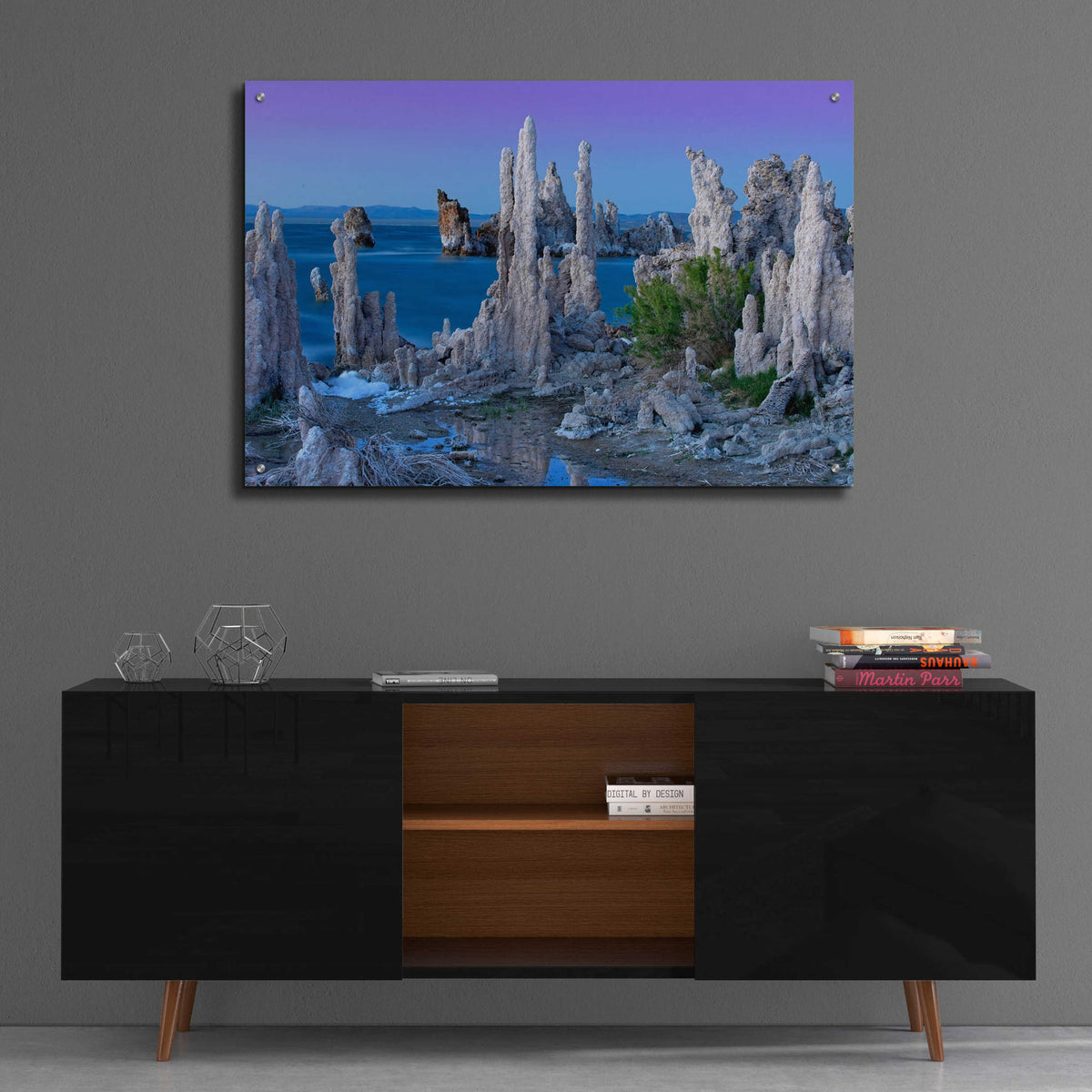 Epic Art 'Mono Lake Dusk' by Mike Jones, Acrylic Glass Wall Art,36x24