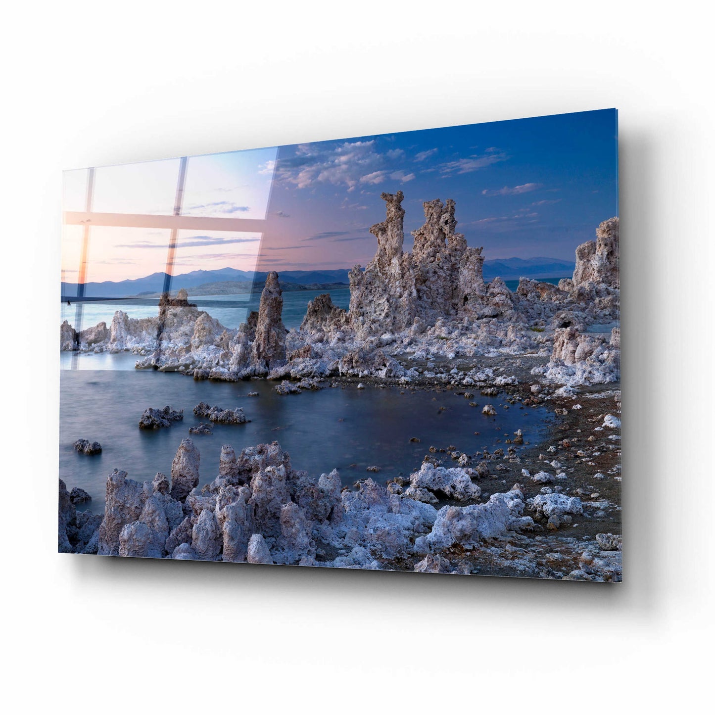 Epic Art 'Mono Lake South Tufa Dusk' by Mike Jones, Acrylic Glass Wall Art,16x12