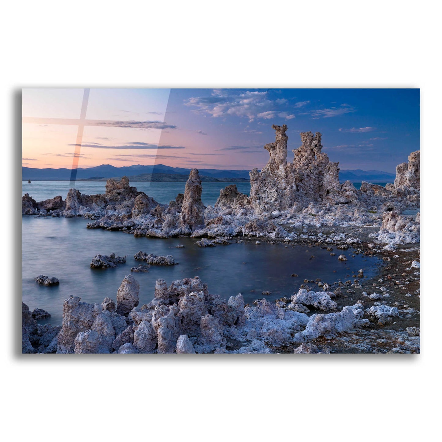 Epic Art 'Mono Lake South Tufa Dusk' by Mike Jones, Acrylic Glass Wall Art,16x12