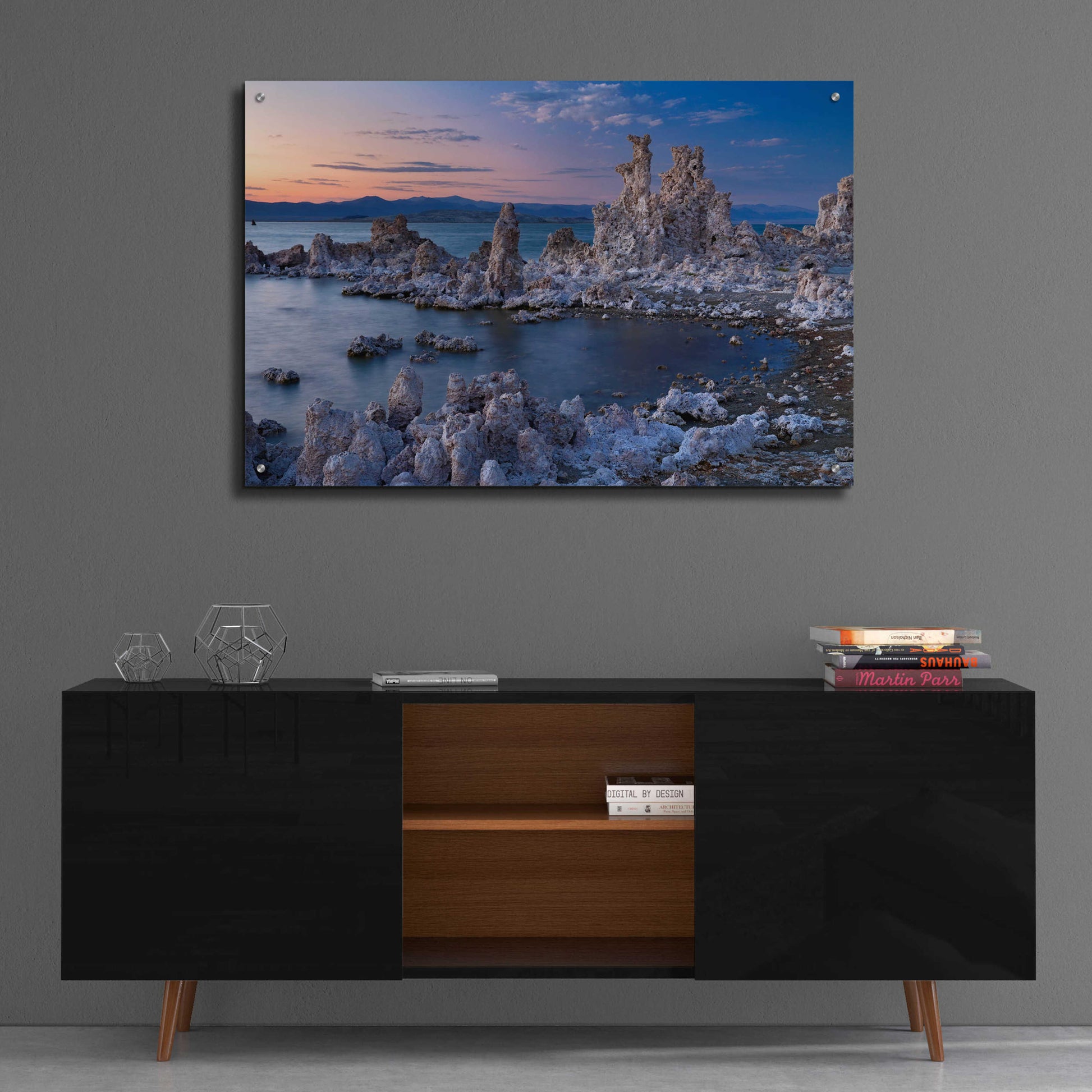 Epic Art 'Mono Lake South Tufa Dusk' by Mike Jones, Acrylic Glass Wall Art,36x24