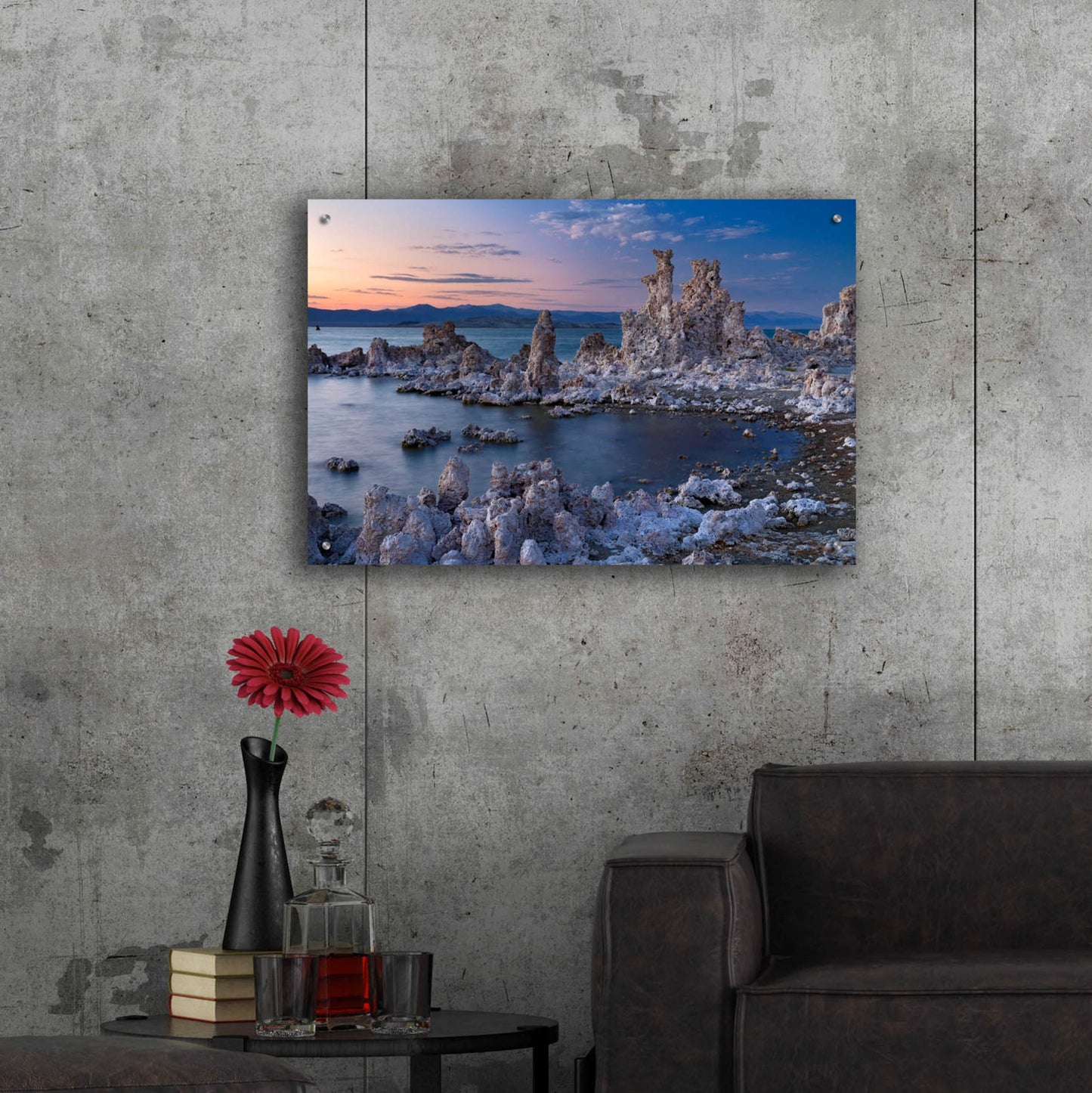 Epic Art 'Mono Lake South Tufa Dusk' by Mike Jones, Acrylic Glass Wall Art,36x24