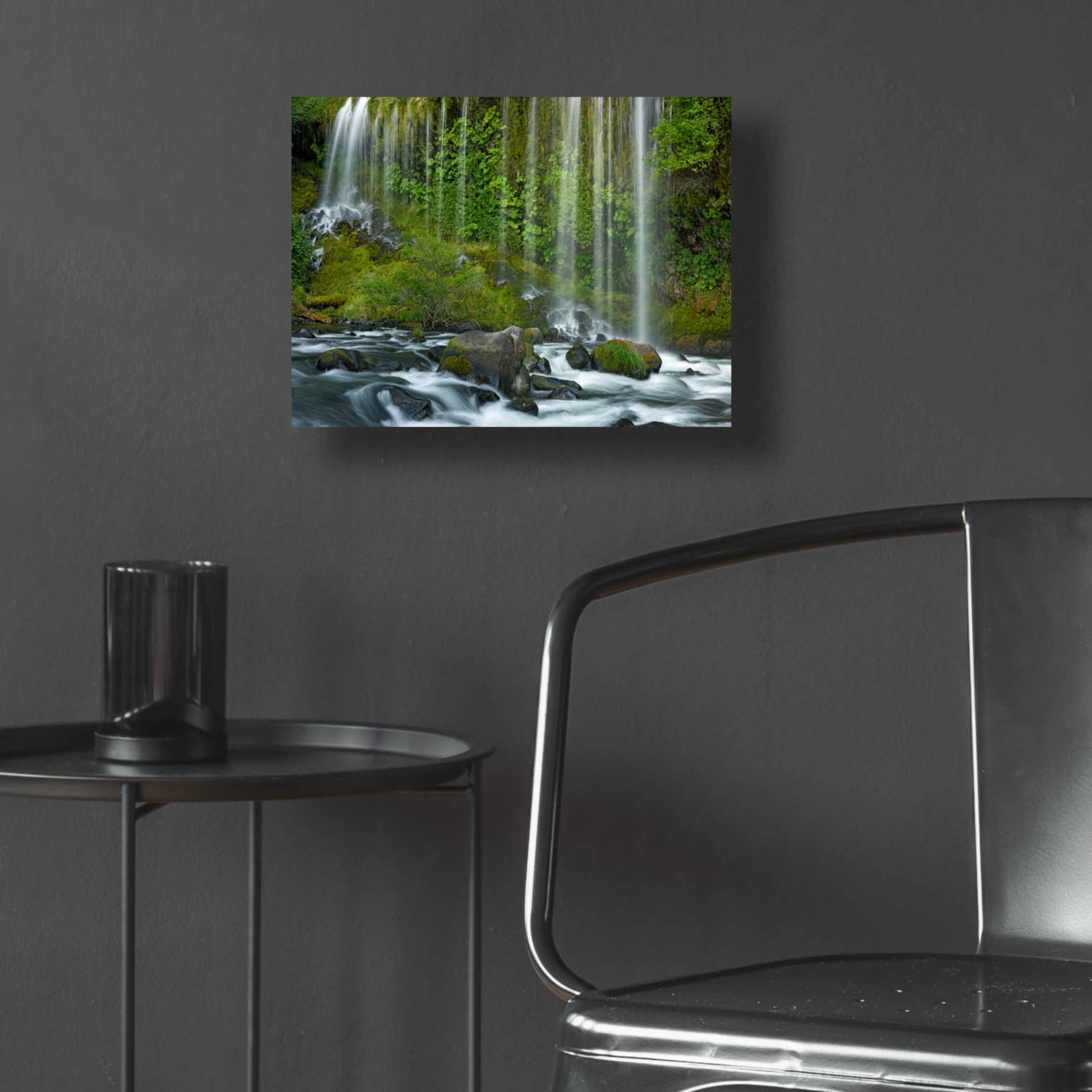 Epic Art 'Mossbrae Falls' by Mike Jones, Acrylic Glass Wall Art,16x12