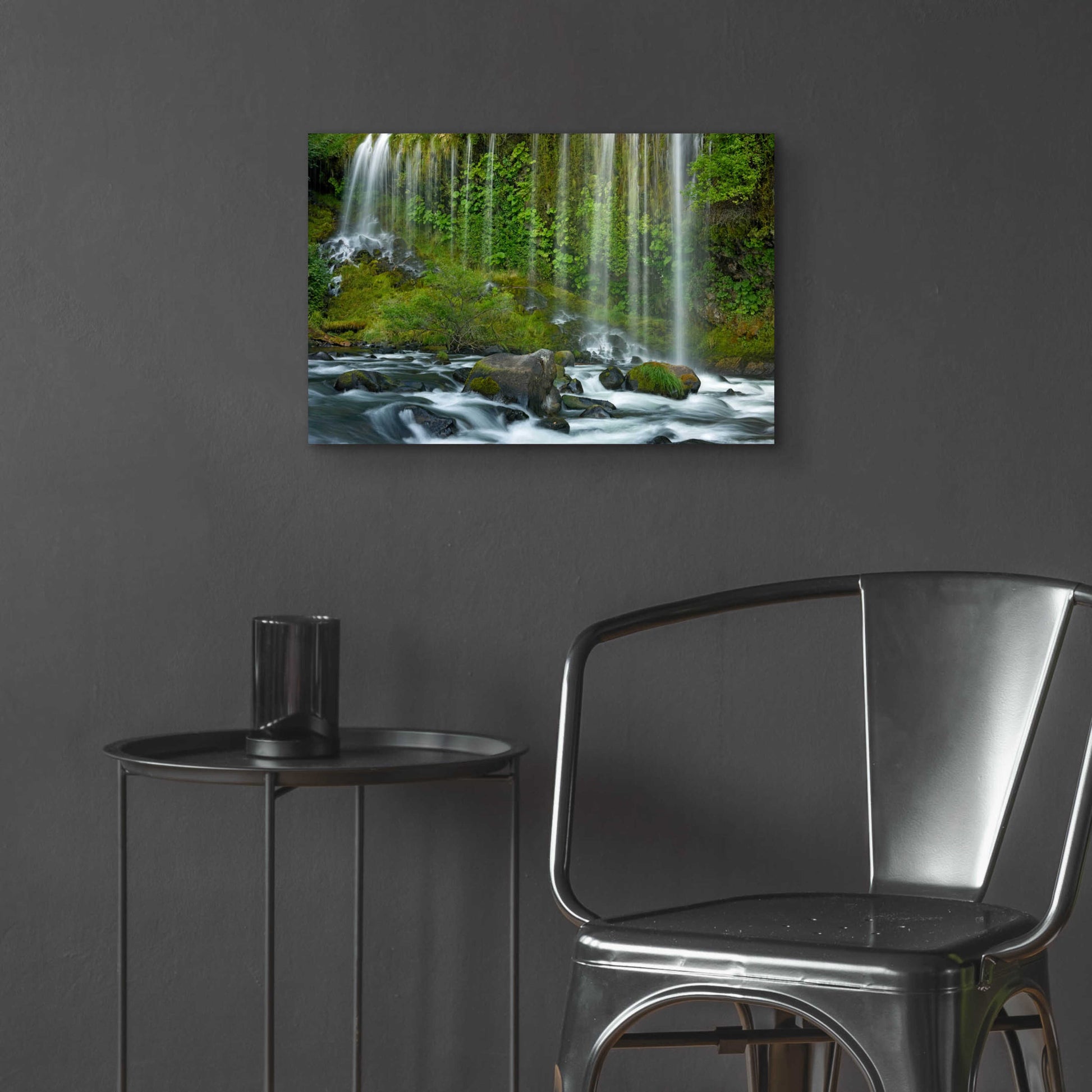 Epic Art 'Mossbrae Falls' by Mike Jones, Acrylic Glass Wall Art,24x16