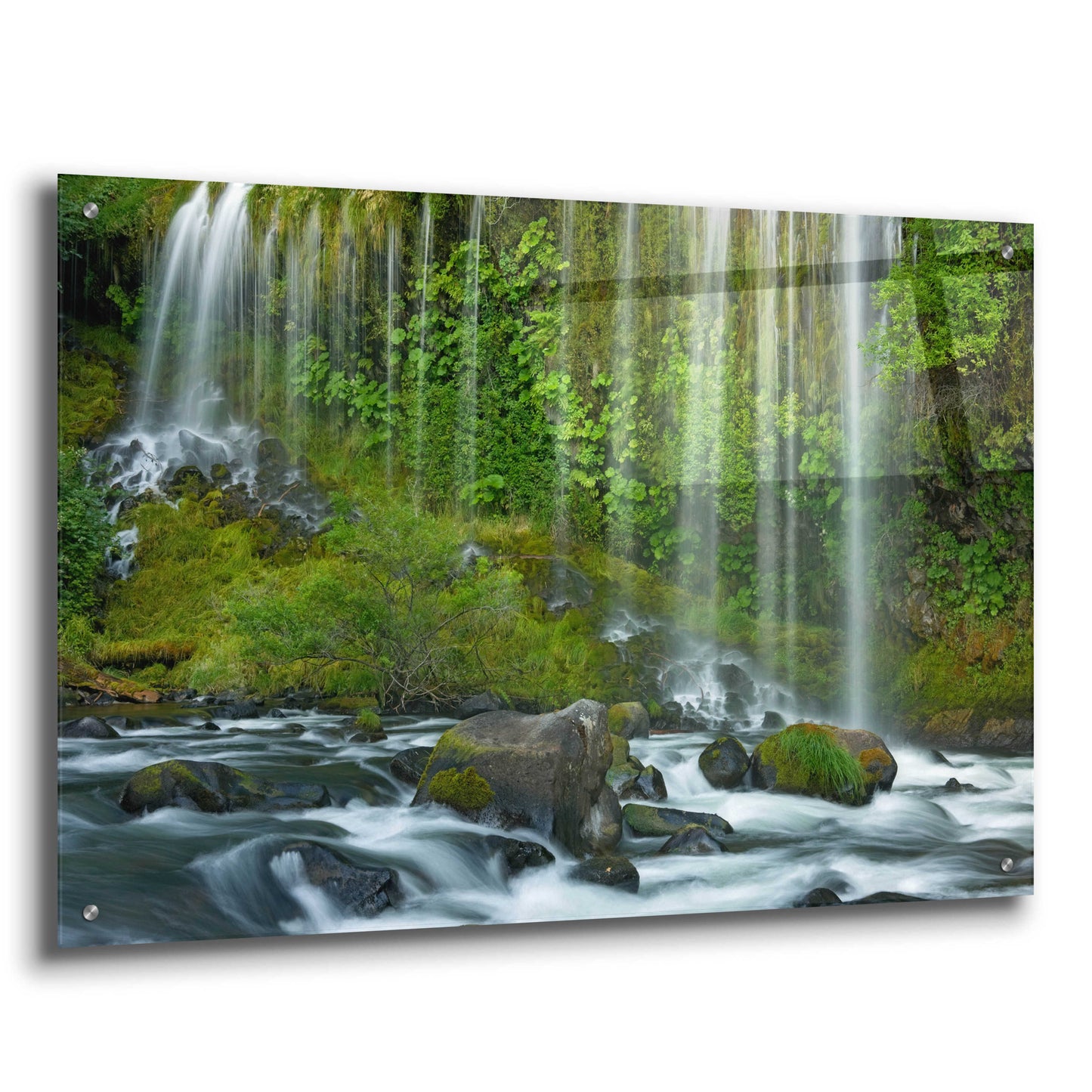 Epic Art 'Mossbrae Falls' by Mike Jones, Acrylic Glass Wall Art,36x24