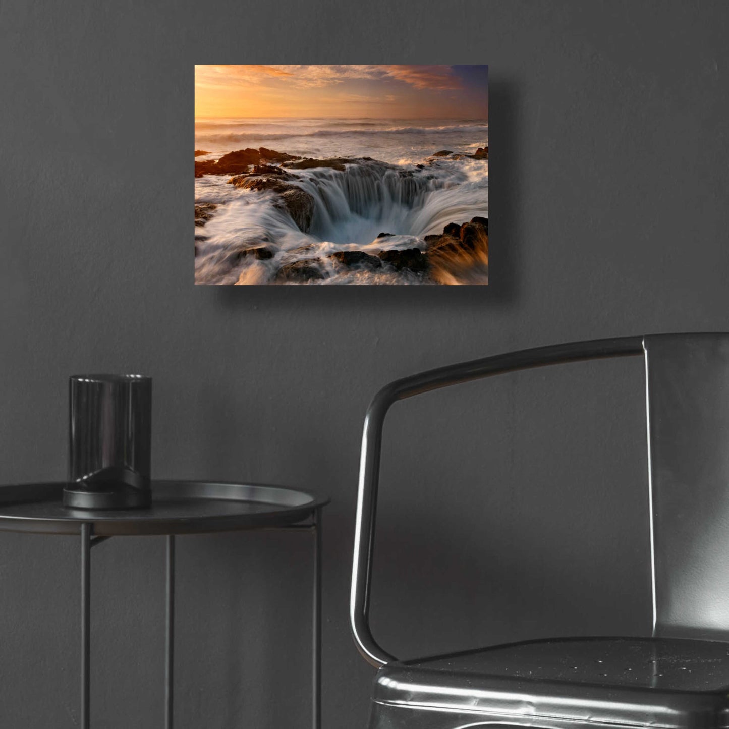 Epic Art 'Oregon Thor's Well' by Mike Jones, Acrylic Glass Wall Art,16x12