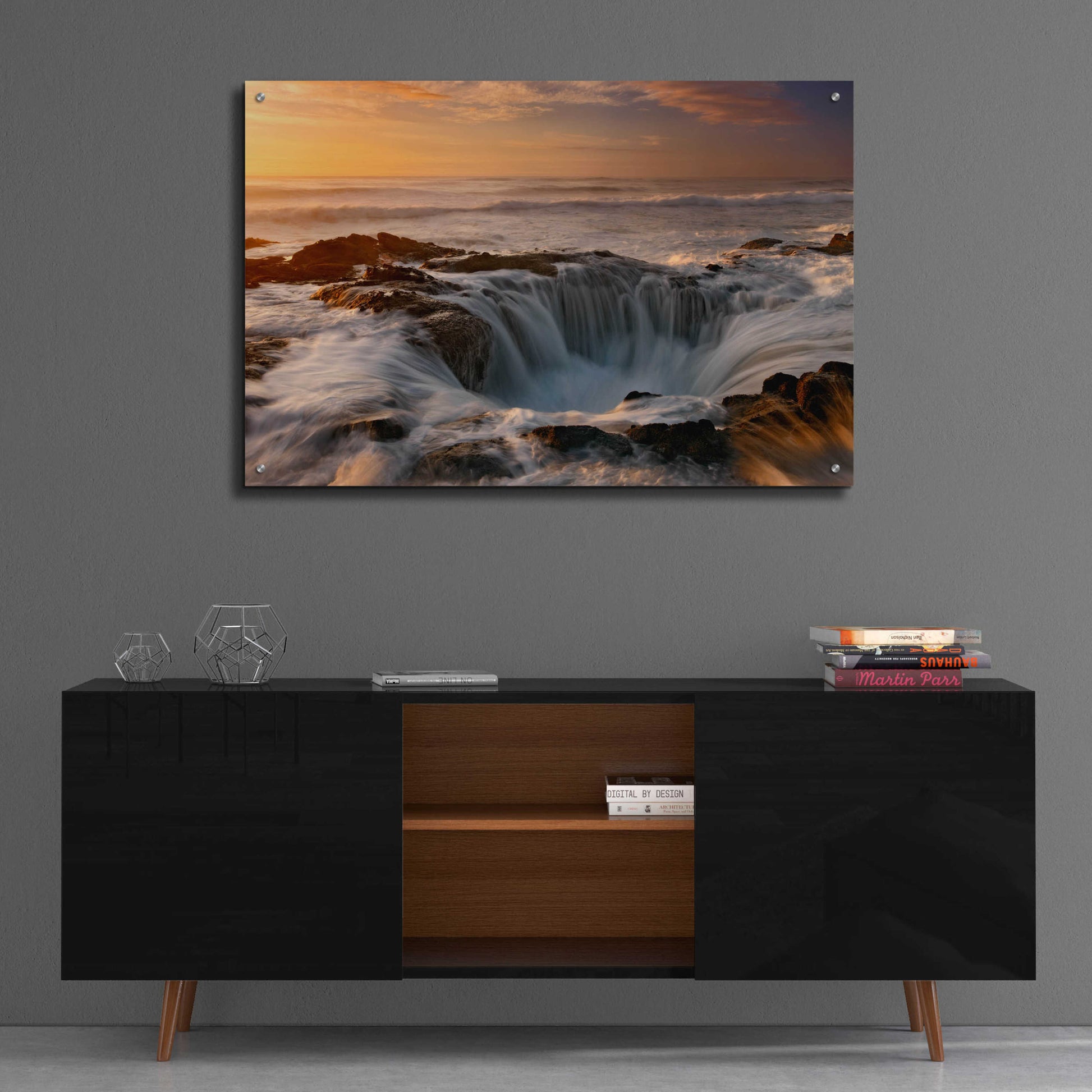 Epic Art 'Oregon Thor's Well' by Mike Jones, Acrylic Glass Wall Art,36x24