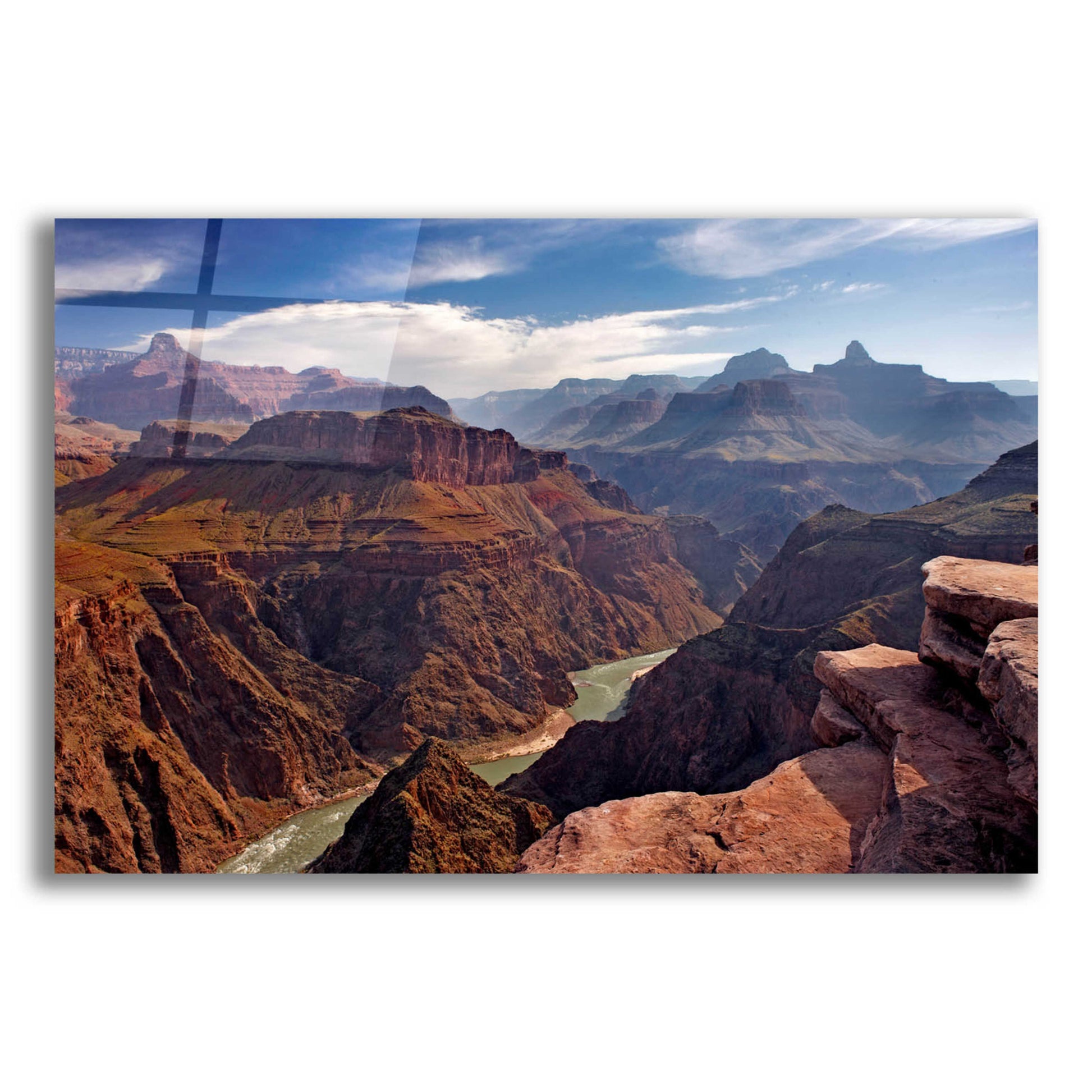 Epic Art 'Plateau Point' by Mike Jones, Acrylic Glass Wall Art,24x16