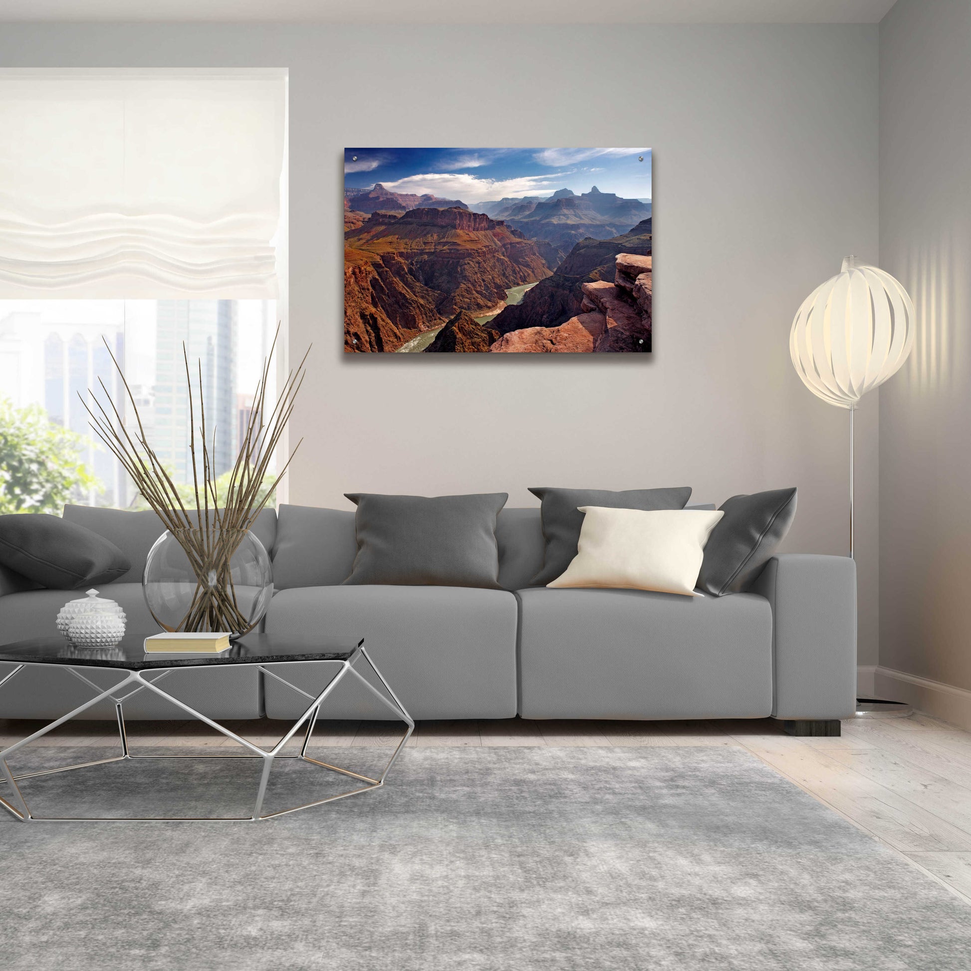 Epic Art 'Plateau Point' by Mike Jones, Acrylic Glass Wall Art,36x24