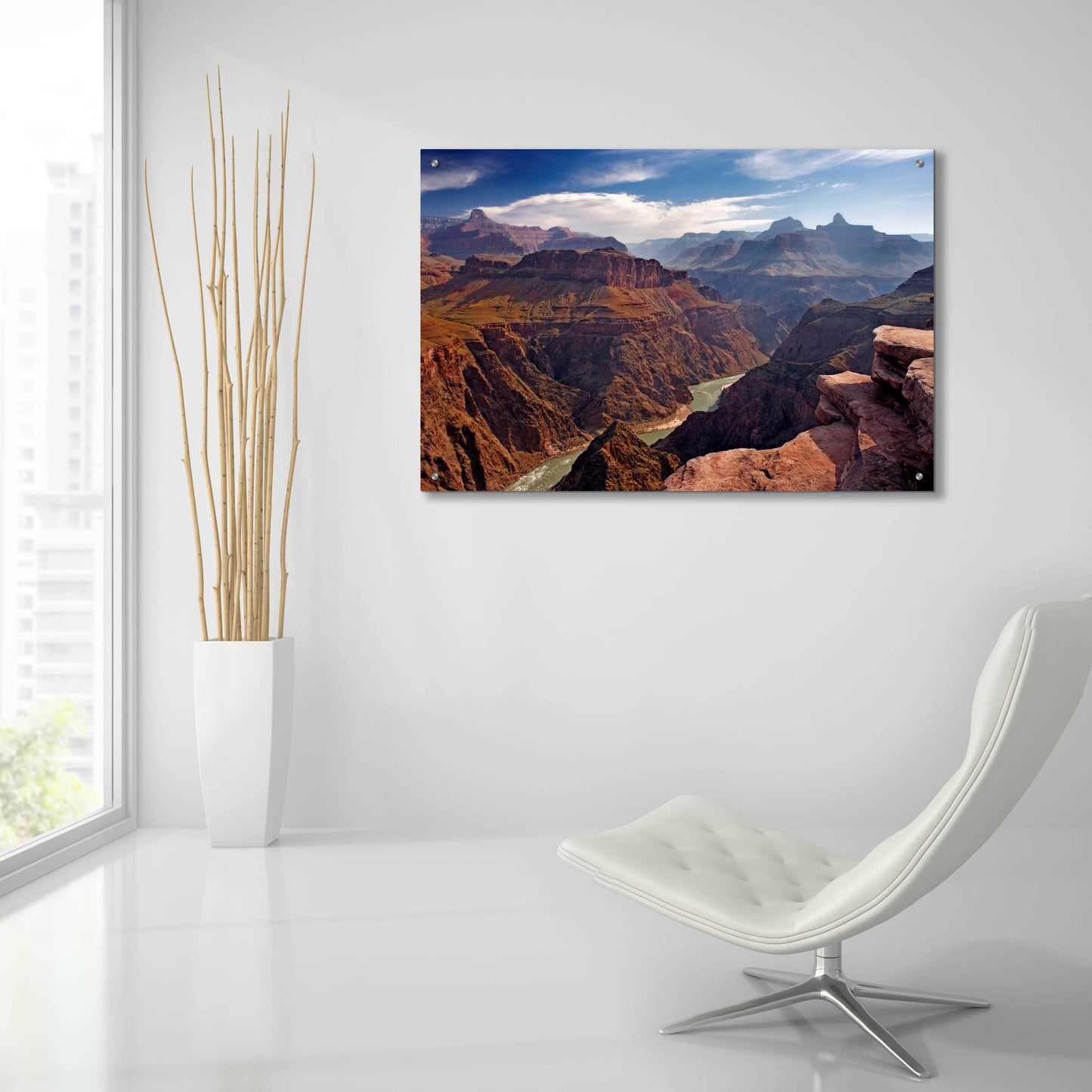 Epic Art 'Plateau Point' by Mike Jones, Acrylic Glass Wall Art,36x24