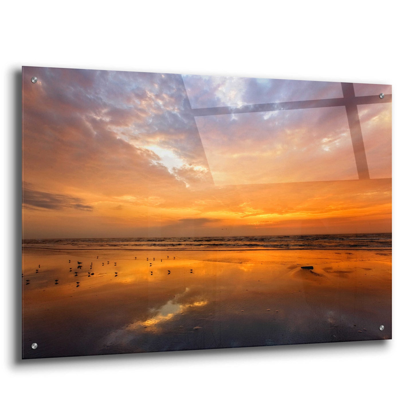 Epic Art 'Port Aransas Campground Sunrise' by Mike Jones, Acrylic Glass Wall Art,36x24