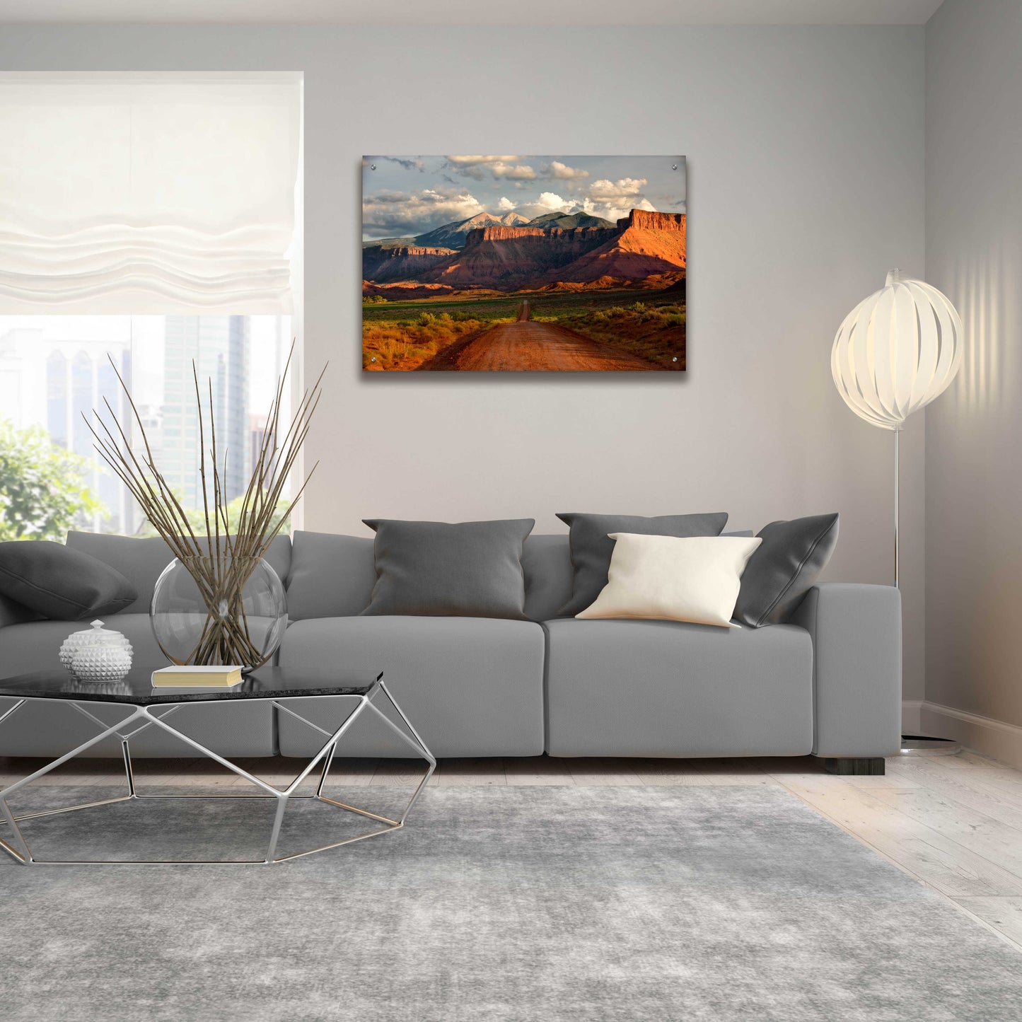 Epic Art 'Rt 128 Vastle Valley' by Mike Jones, Acrylic Glass Wall Art,36x24