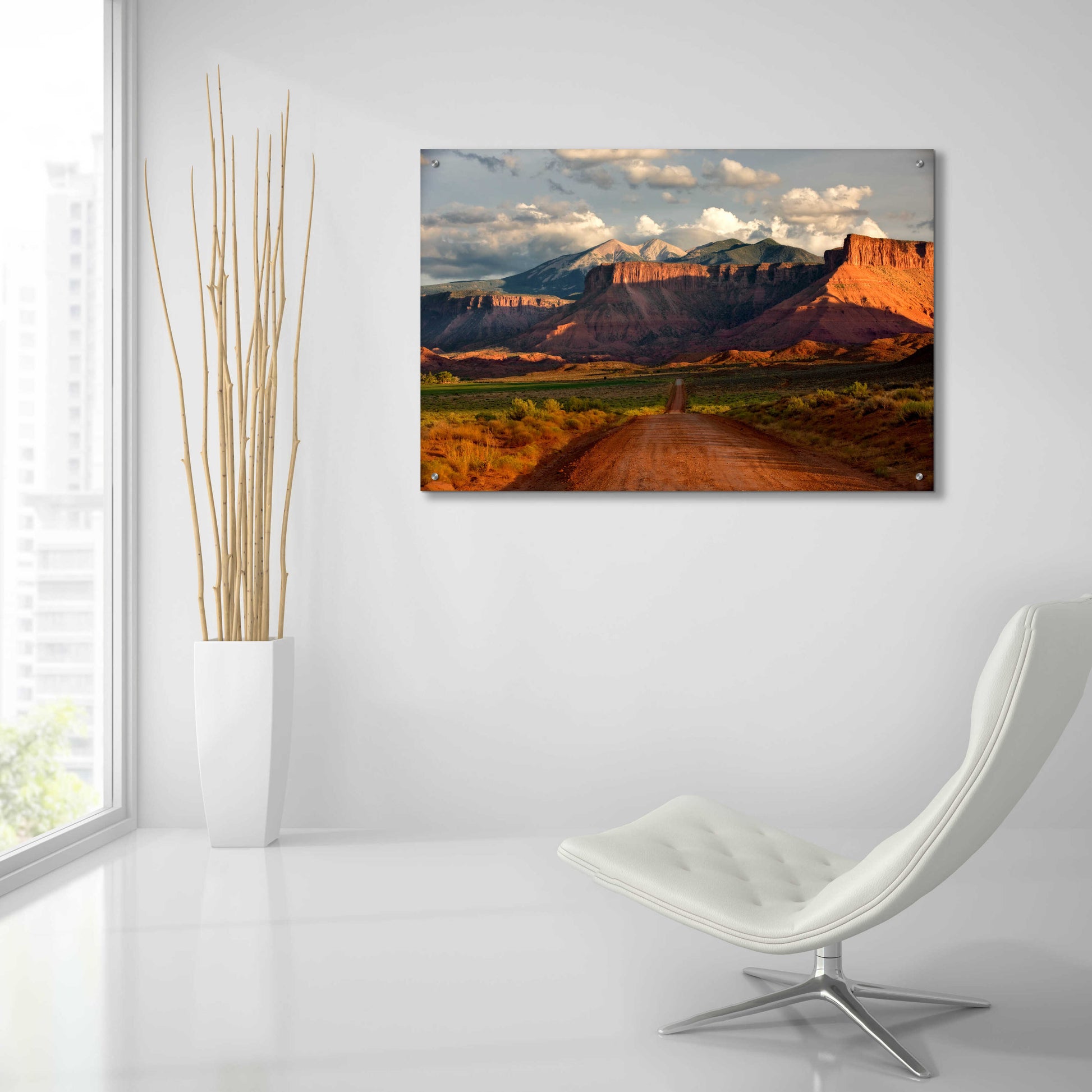 Epic Art 'Rt 128 Vastle Valley' by Mike Jones, Acrylic Glass Wall Art,36x24