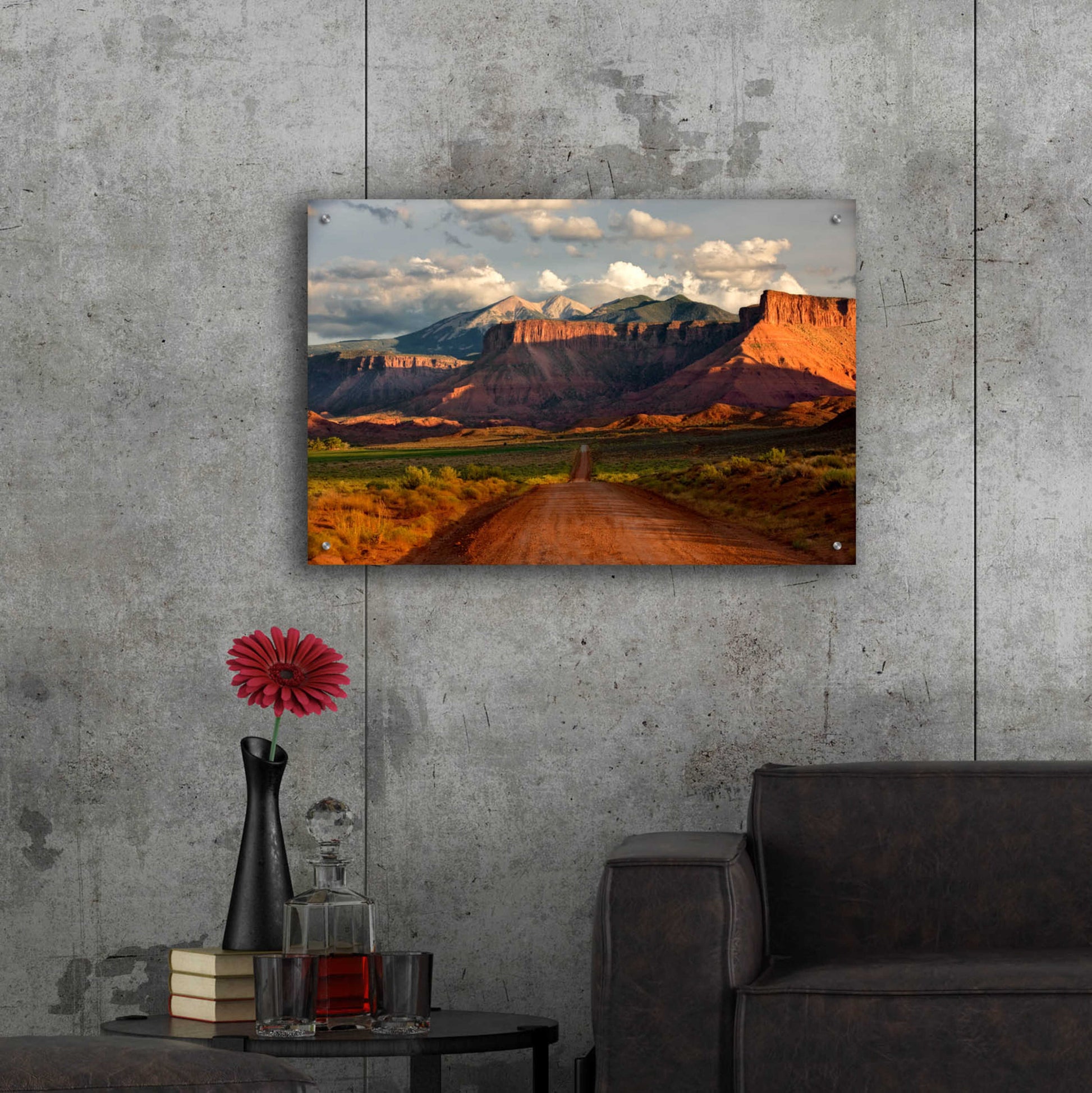 Epic Art 'Rt 128 Vastle Valley' by Mike Jones, Acrylic Glass Wall Art,36x24