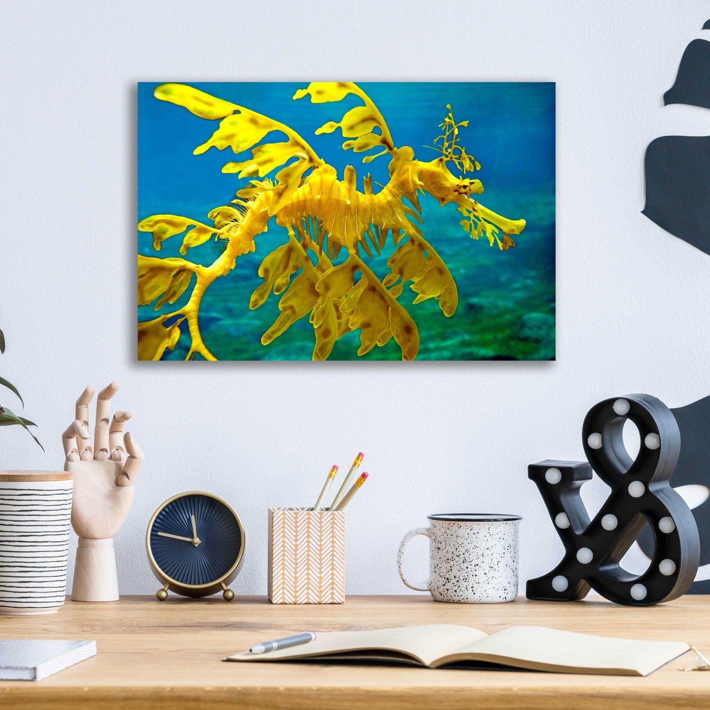 Epic Art 'Sea Dragon' by Mike Jones, Acrylic Glass Wall Art,16x12