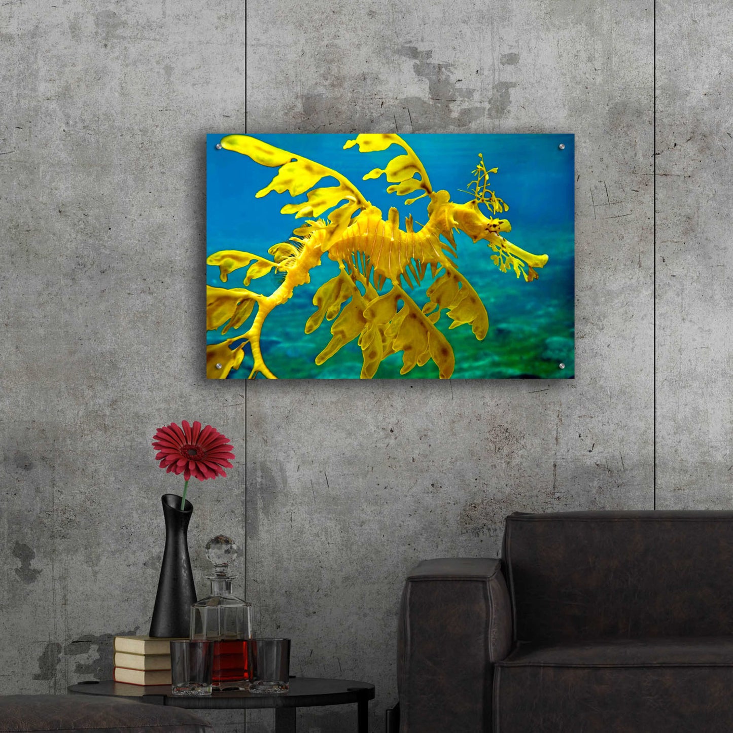 Epic Art 'Sea Dragon' by Mike Jones, Acrylic Glass Wall Art,36x24