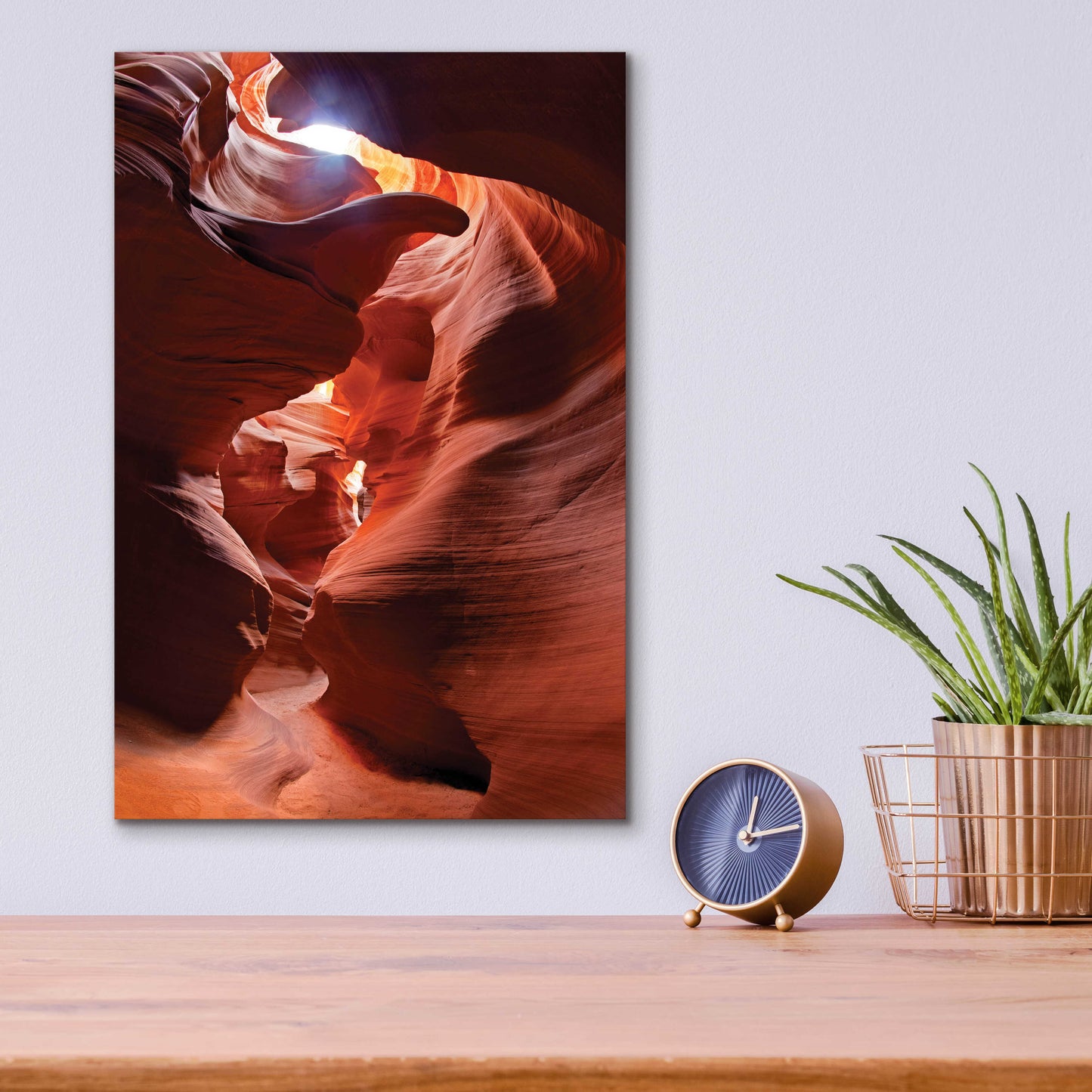 Epic Art 'Secret Canyon Fisheye' by Mike Jones, Acrylic Glass Wall Art,12x16