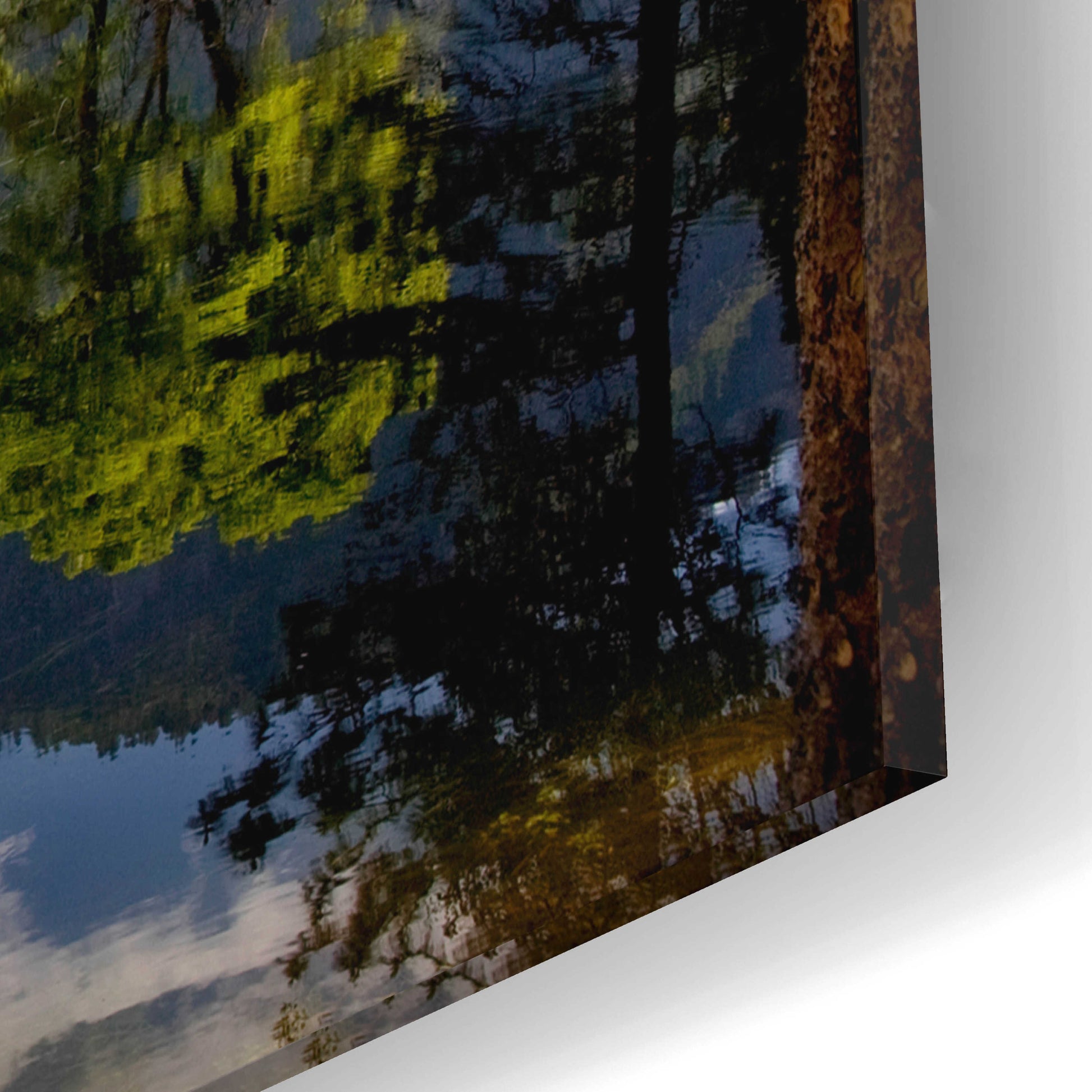 Epic Art 'Yosemite Falls Reflection' by Mike Jones, Acrylic Glass Wall Art,16x12