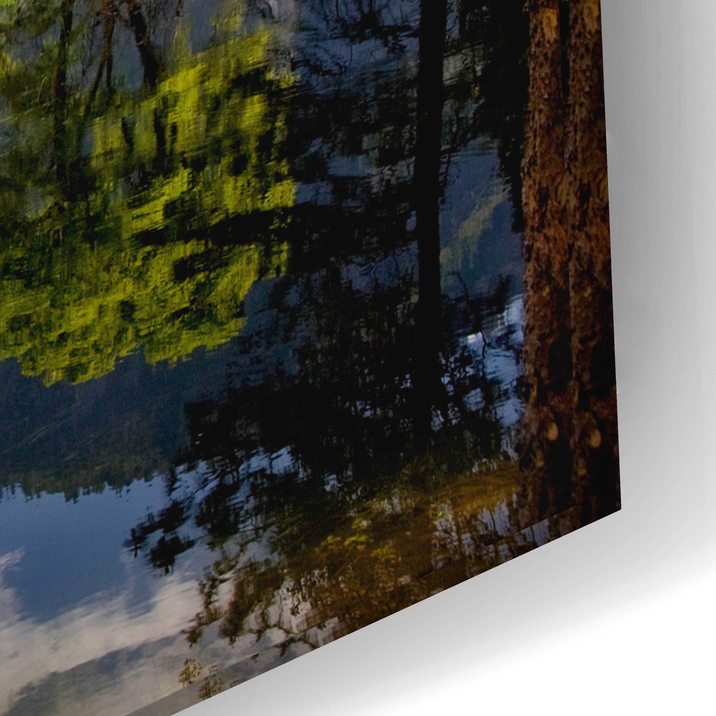 Epic Art 'Yosemite Falls Reflection' by Mike Jones, Acrylic Glass Wall Art,24x16