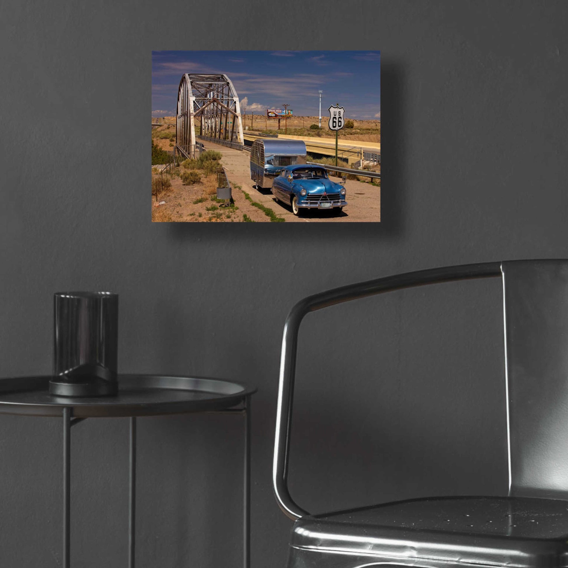 Epic Art 'Albaquerque Rt Rio Puerco Bridge' by Mike Jones, Acrylic Glass Wall Art,16x12