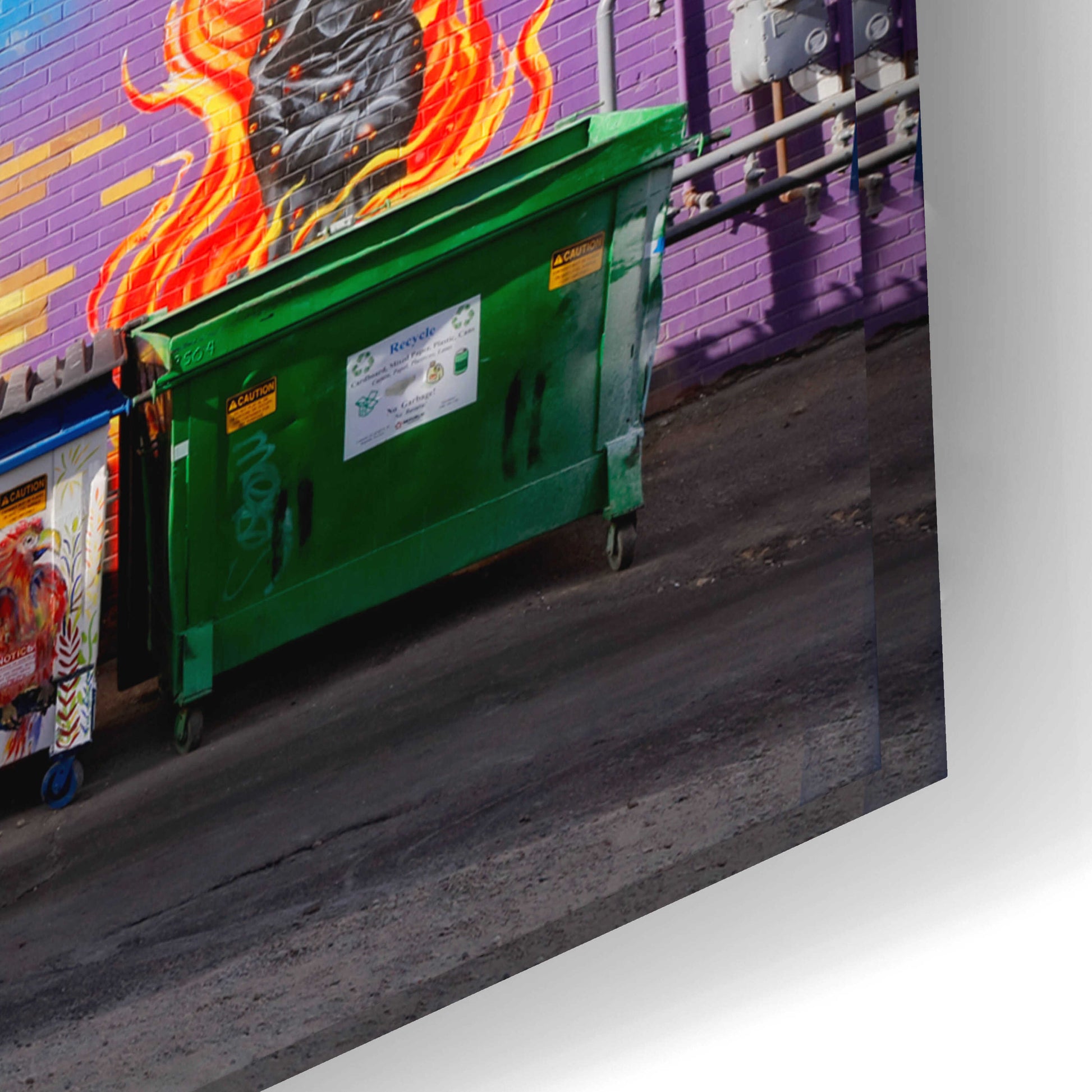 Epic Art 'Boise Freak Alley' by Mike Jones, Acrylic Glass Wall Art,24x16