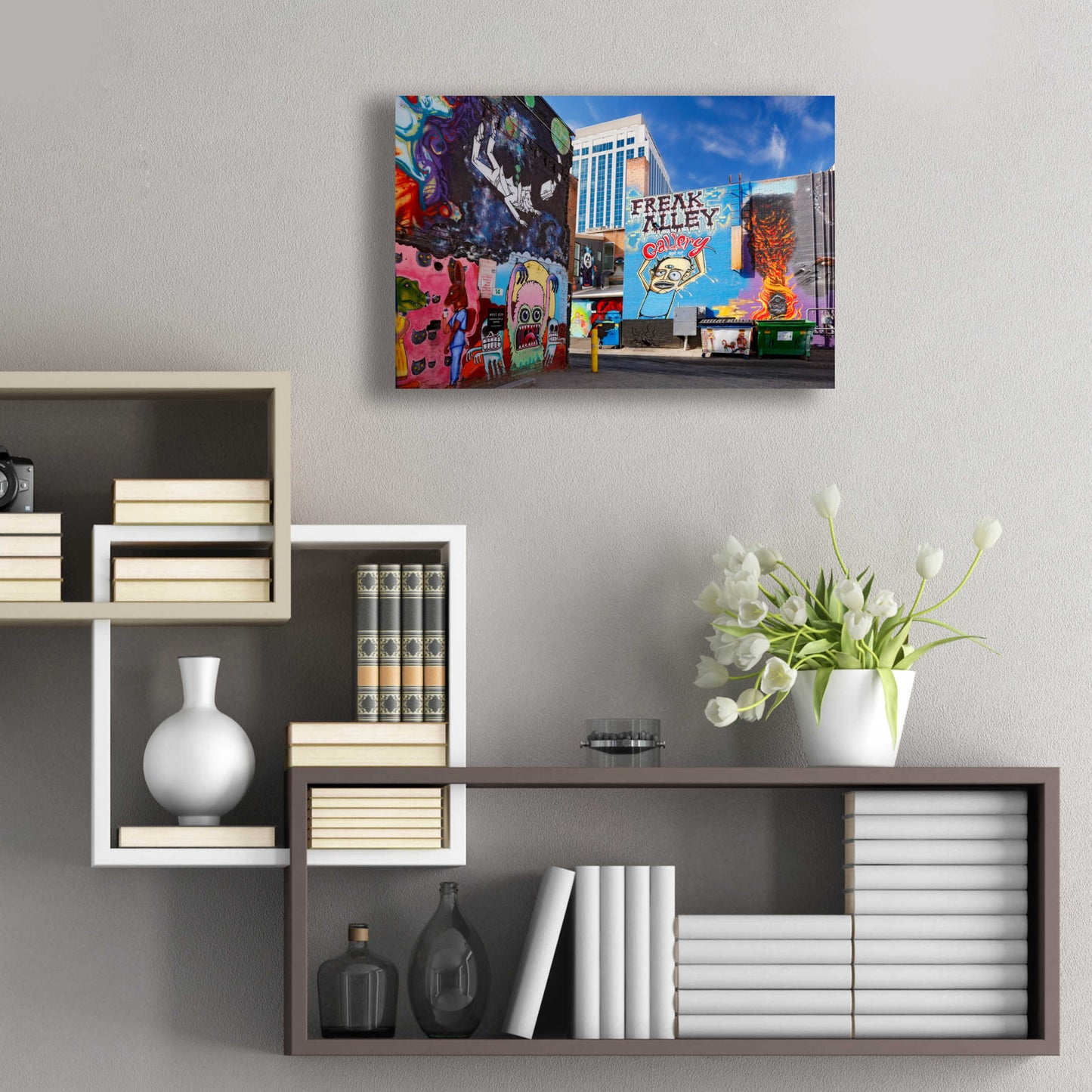 Epic Art 'Boise Freak Alley' by Mike Jones, Acrylic Glass Wall Art,24x16