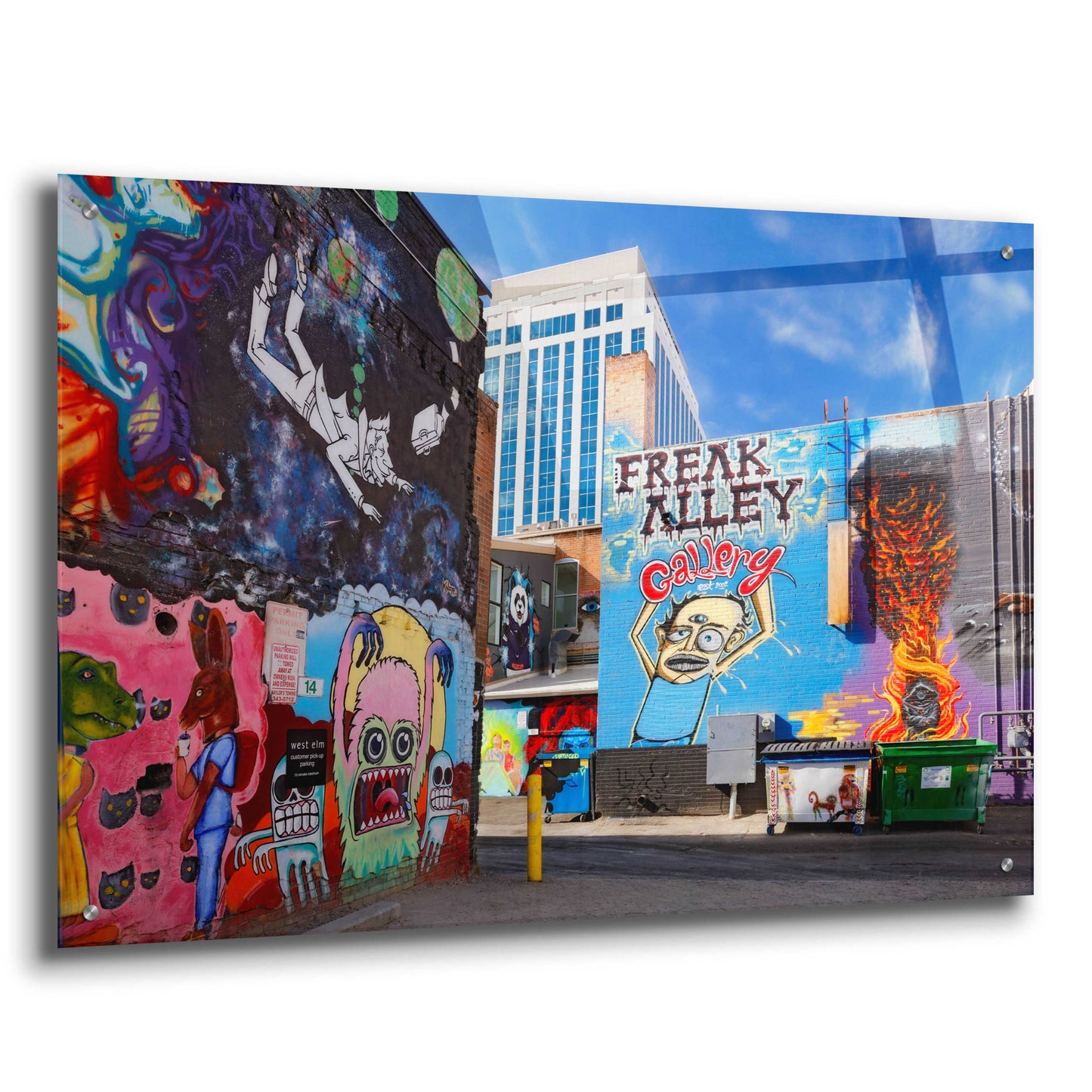 Epic Art 'Boise Freak Alley' by Mike Jones, Acrylic Glass Wall Art,36x24