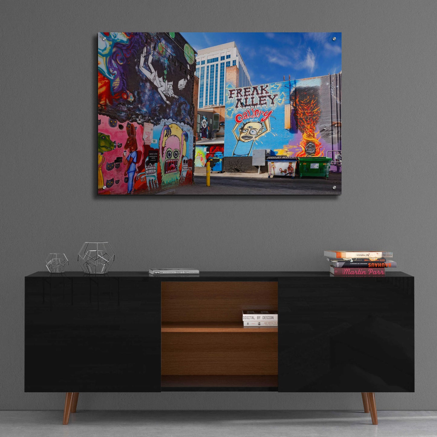 Epic Art 'Boise Freak Alley' by Mike Jones, Acrylic Glass Wall Art,36x24