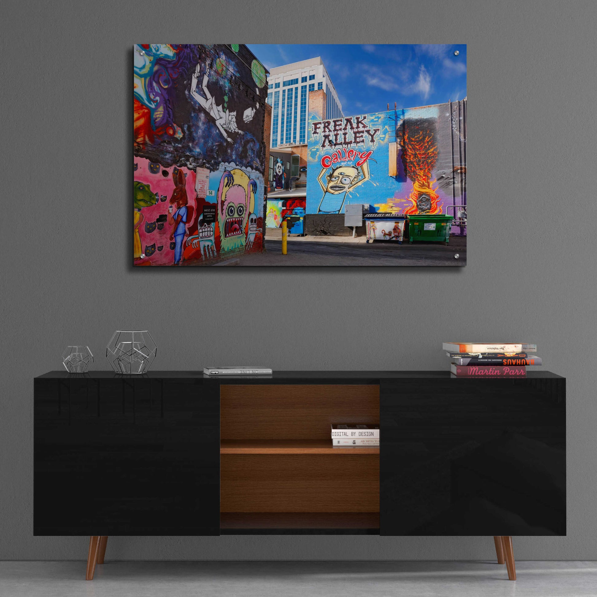 Epic Art 'Boise Freak Alley' by Mike Jones, Acrylic Glass Wall Art,36x24