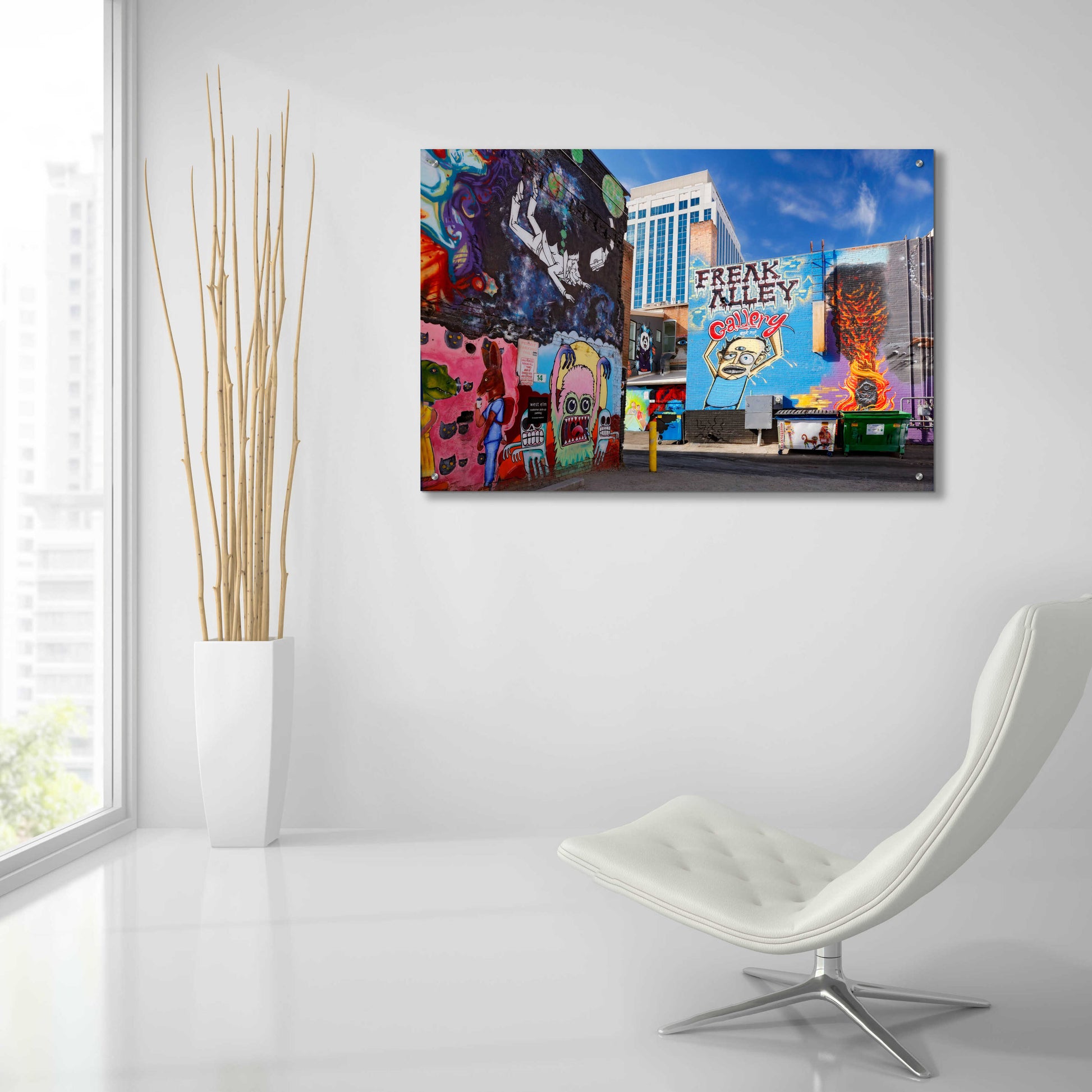 Epic Art 'Boise Freak Alley' by Mike Jones, Acrylic Glass Wall Art,36x24