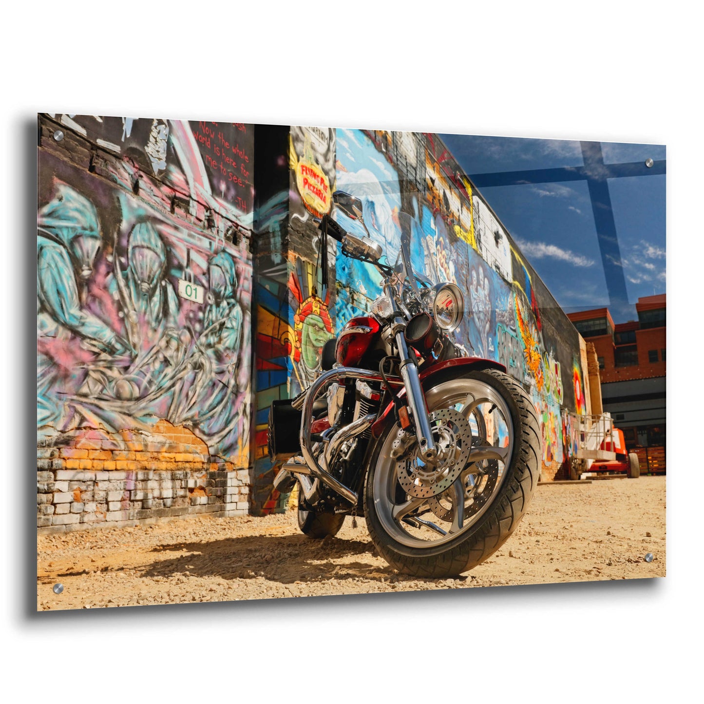 Epic Art 'Boise Freak Alley 2' by Mike Jones, Acrylic Glass Wall Art,36x24