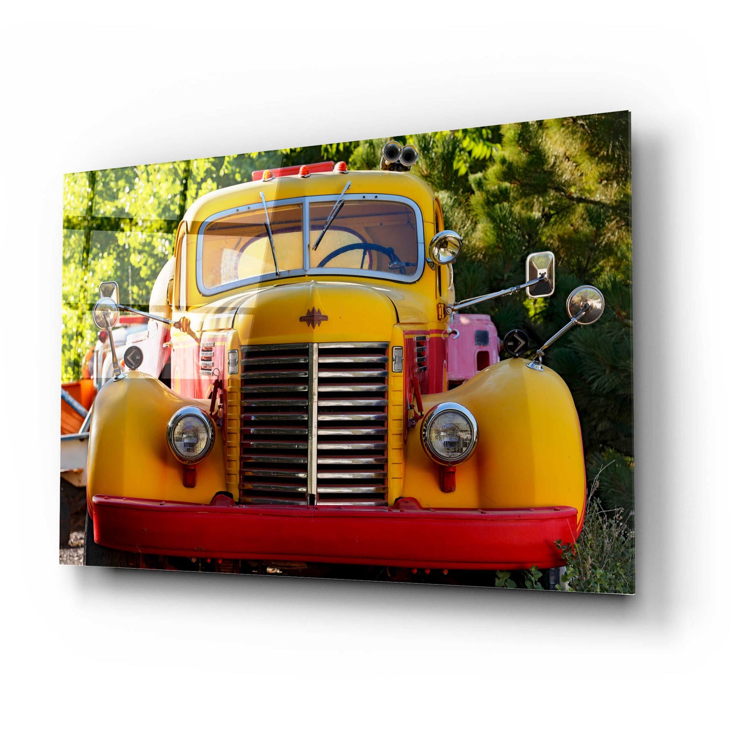 Epic Art 'Gold King Mine Yellow Truck' by Mike Jones, Acrylic Glass Wall Art,24x16