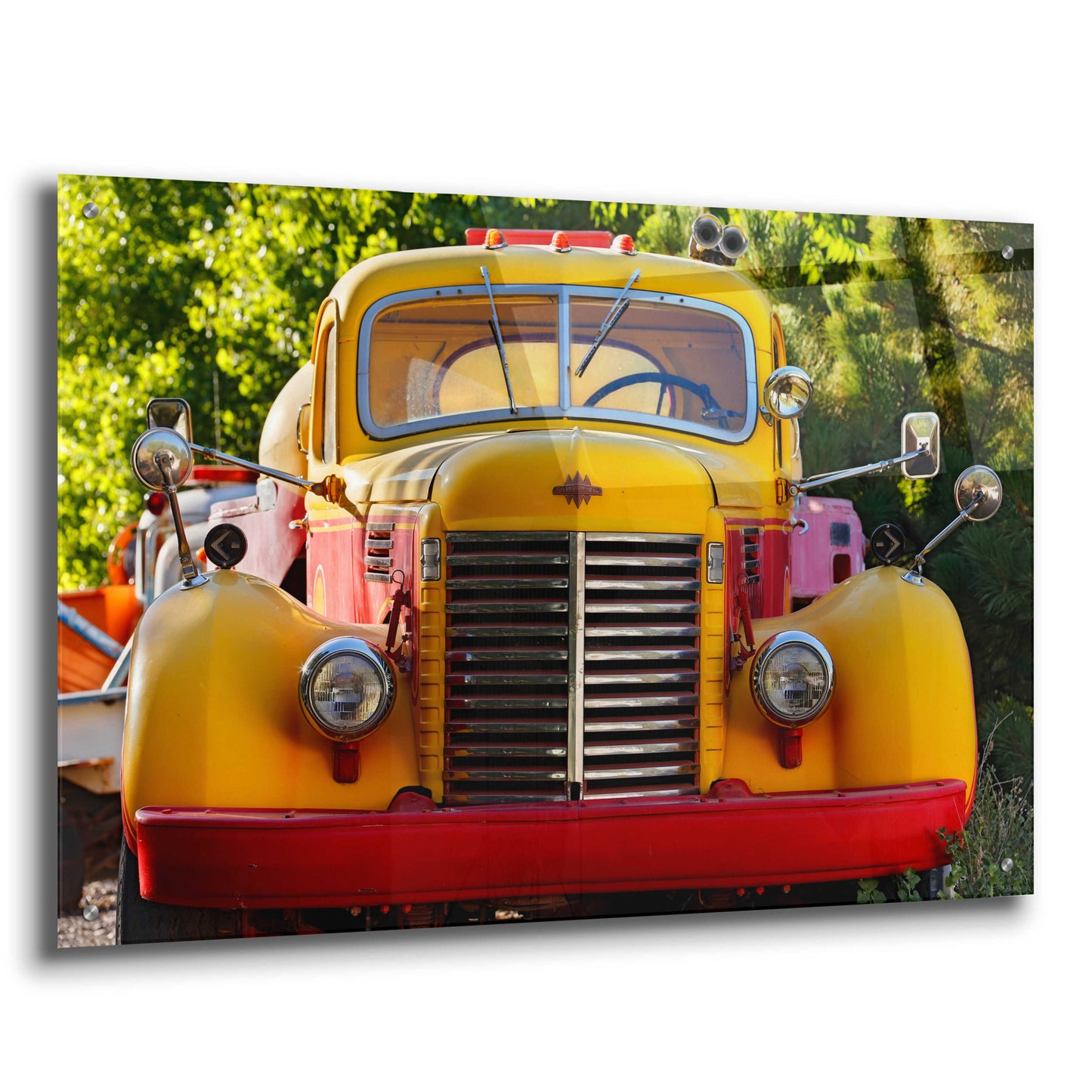 Epic Art 'Gold King Mine Yellow Truck' by Mike Jones, Acrylic Glass Wall Art,36x24