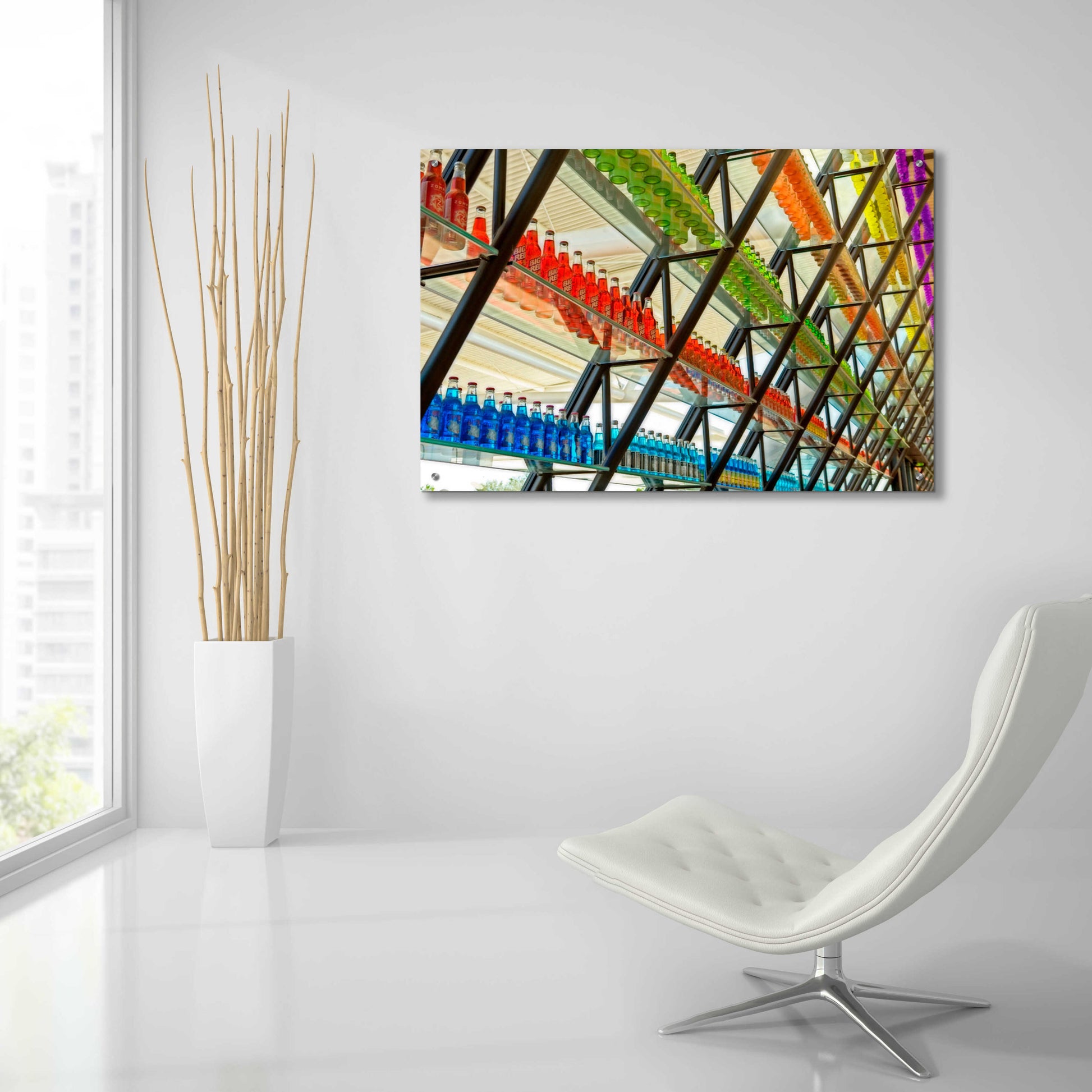 Epic Art 'OKC Pops Rt' by Mike Jones, Acrylic Glass Wall Art,36x24