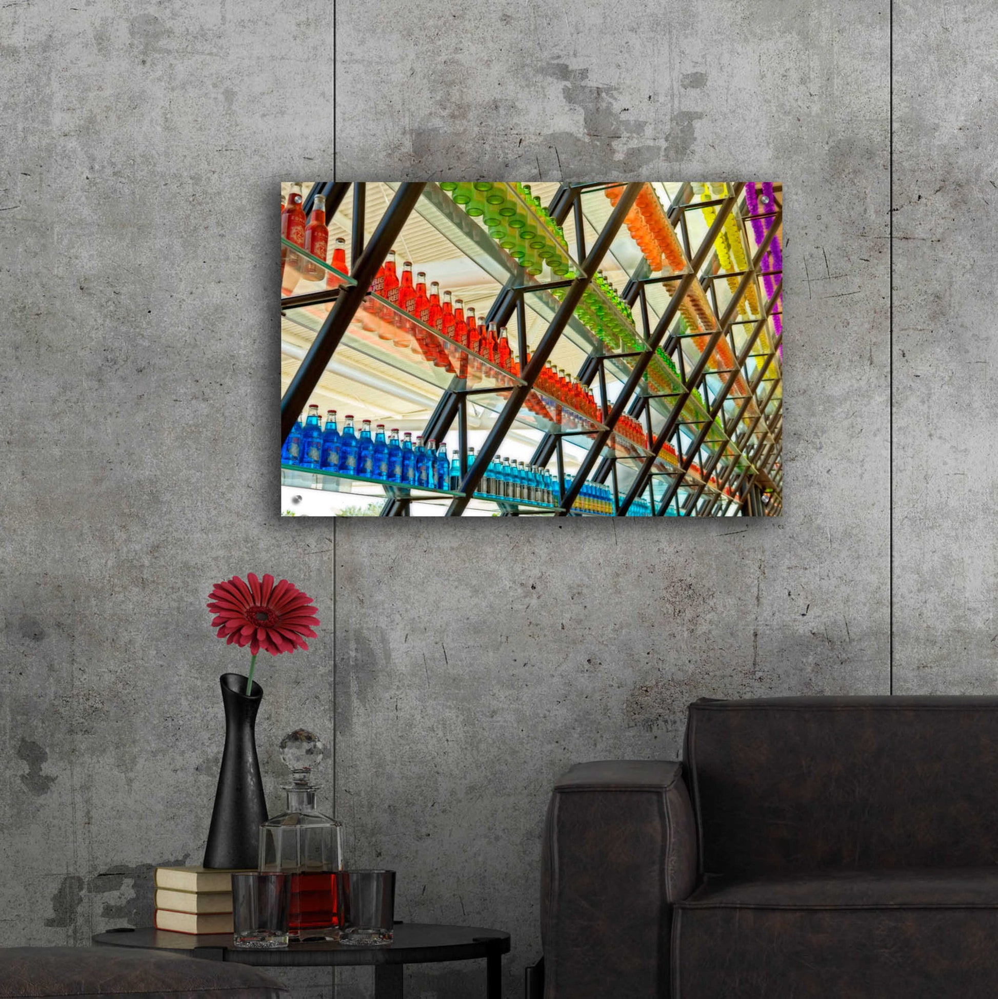 Epic Art 'OKC Pops Rt' by Mike Jones, Acrylic Glass Wall Art,36x24