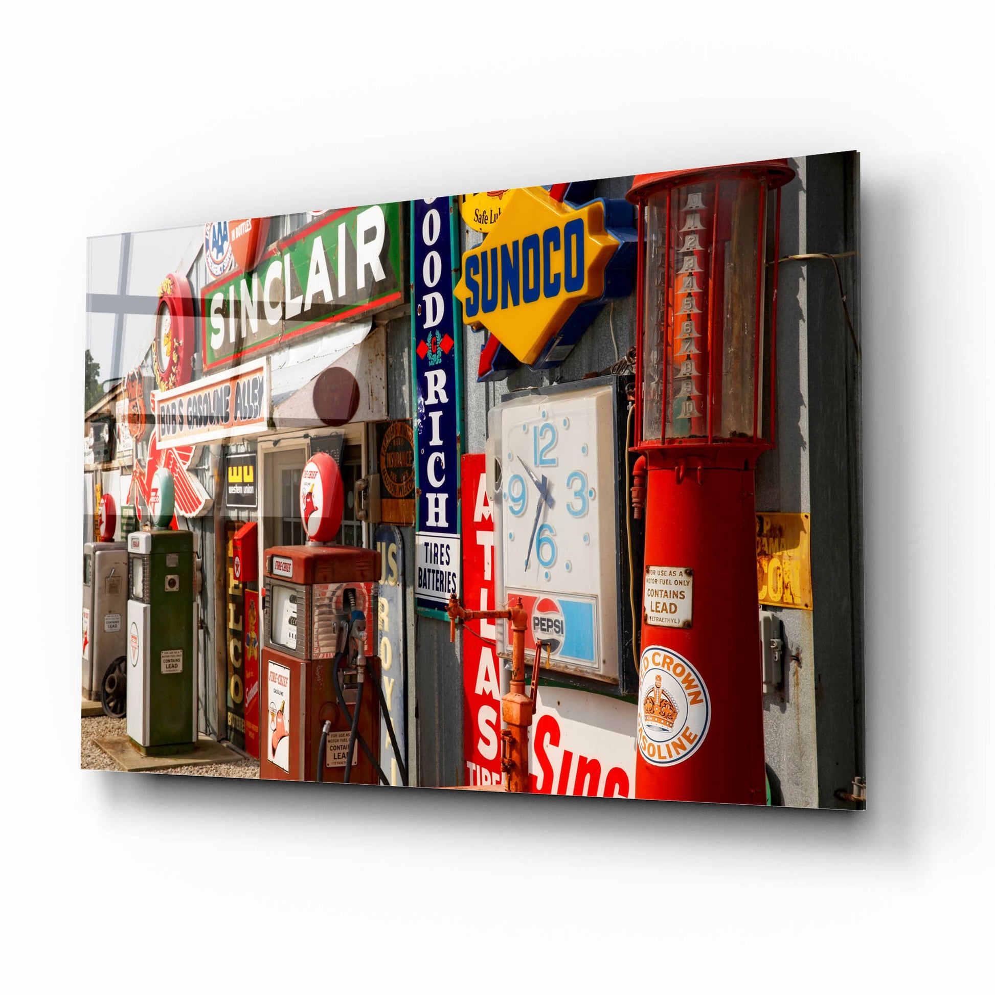 Epic Art 'Route 66 Cuba Missouri' by Mike Jones, Acrylic Glass Wall Art,16x12