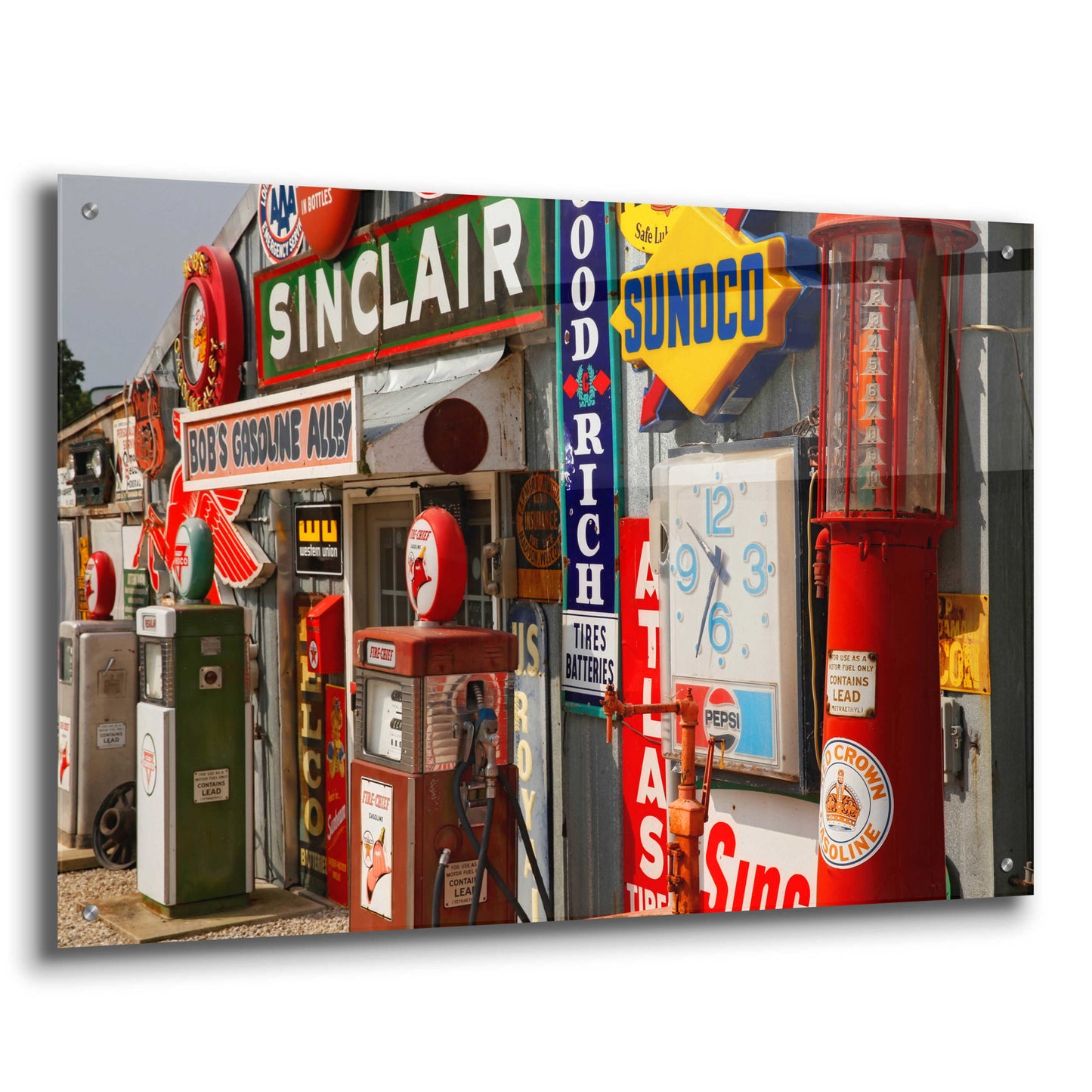 Epic Art 'Route 66 Cuba Missouri' by Mike Jones, Acrylic Glass Wall Art,36x24