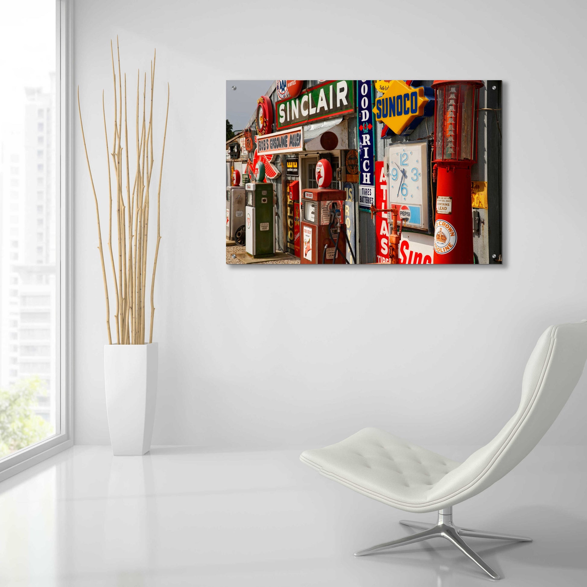 Epic Art 'Route 66 Cuba Missouri' by Mike Jones, Acrylic Glass Wall Art,36x24