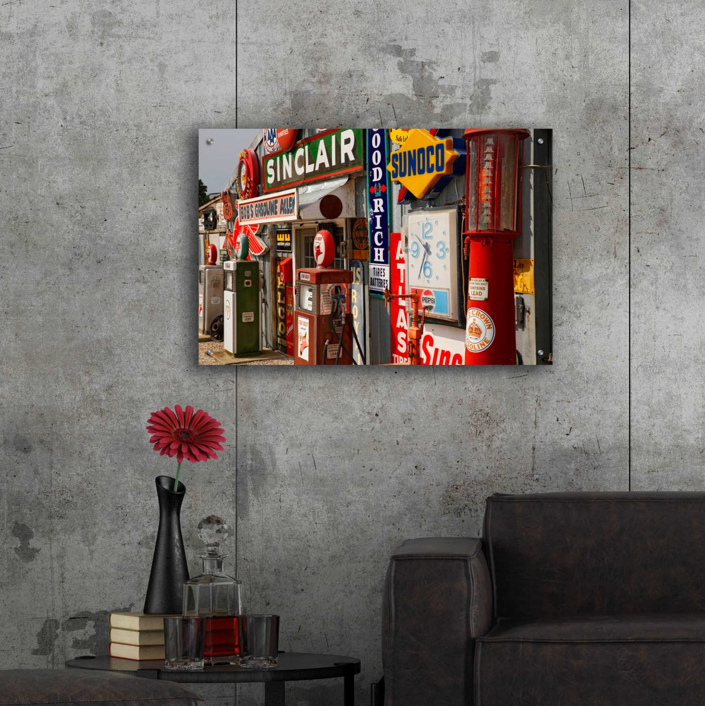 Epic Art 'Route 66 Cuba Missouri' by Mike Jones, Acrylic Glass Wall Art,36x24