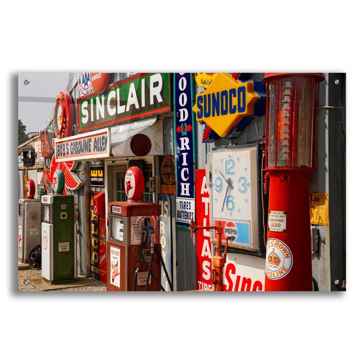 Epic Art 'Route 66 Cuba Missouri' by Mike Jones, Acrylic Glass Wall Art,36x24