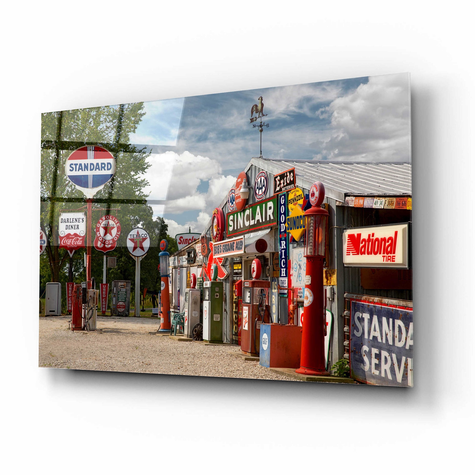 Epic Art 'Route 66 Cuba Missouri 2' by Mike Jones, Acrylic Glass Wall Art,16x12