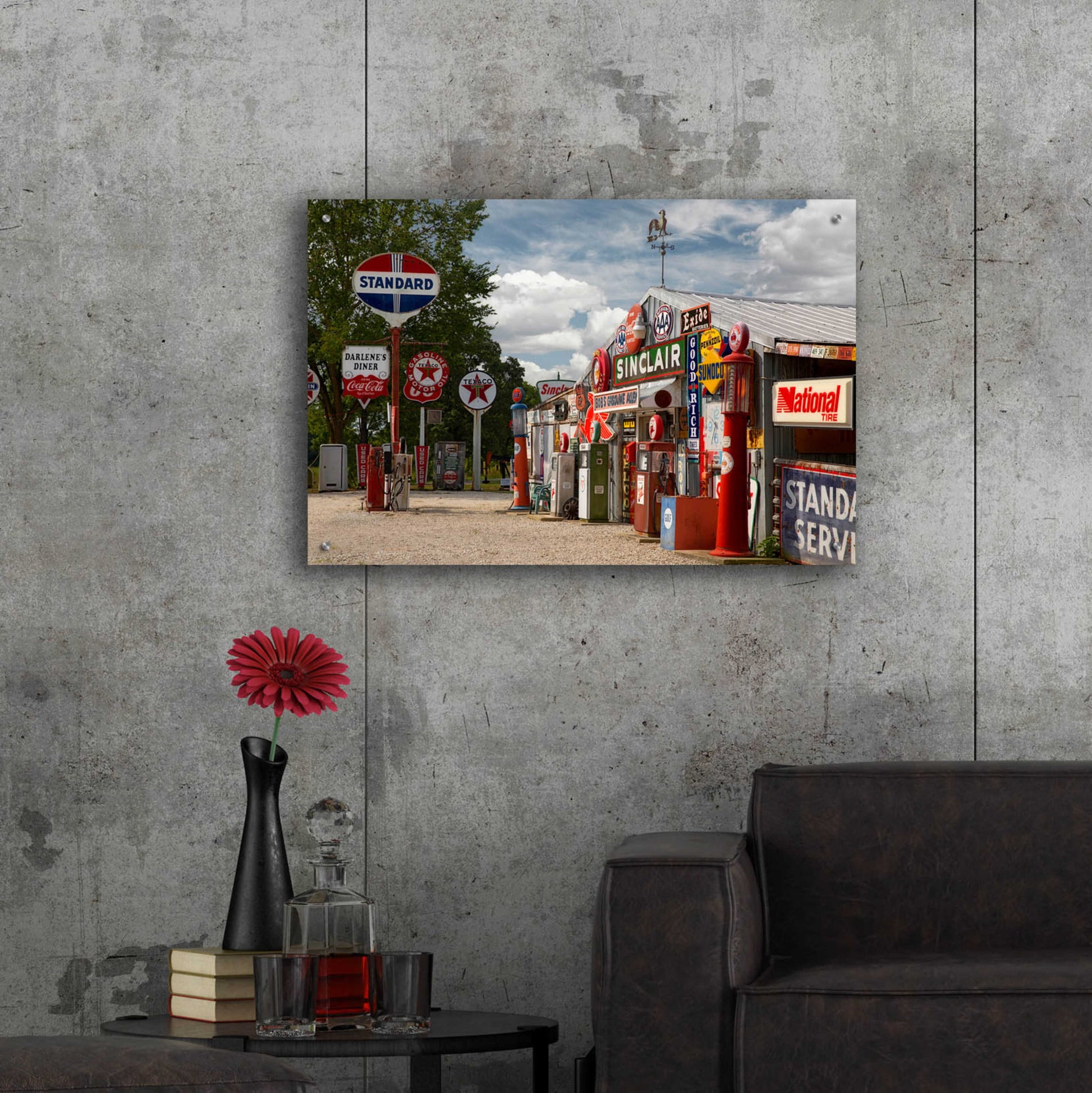 Epic Art 'Route 66 Cuba Missouri 2' by Mike Jones, Acrylic Glass Wall Art,36x24