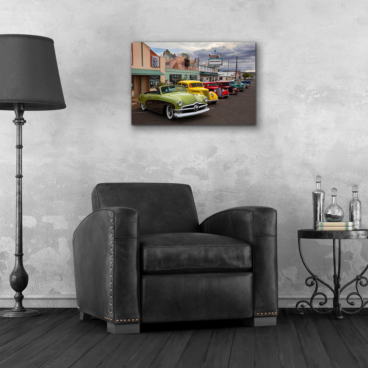 Epic Art 'Route 66 Fun Run Kingman' by Mike Jones, Acrylic Glass Wall Art,24x16