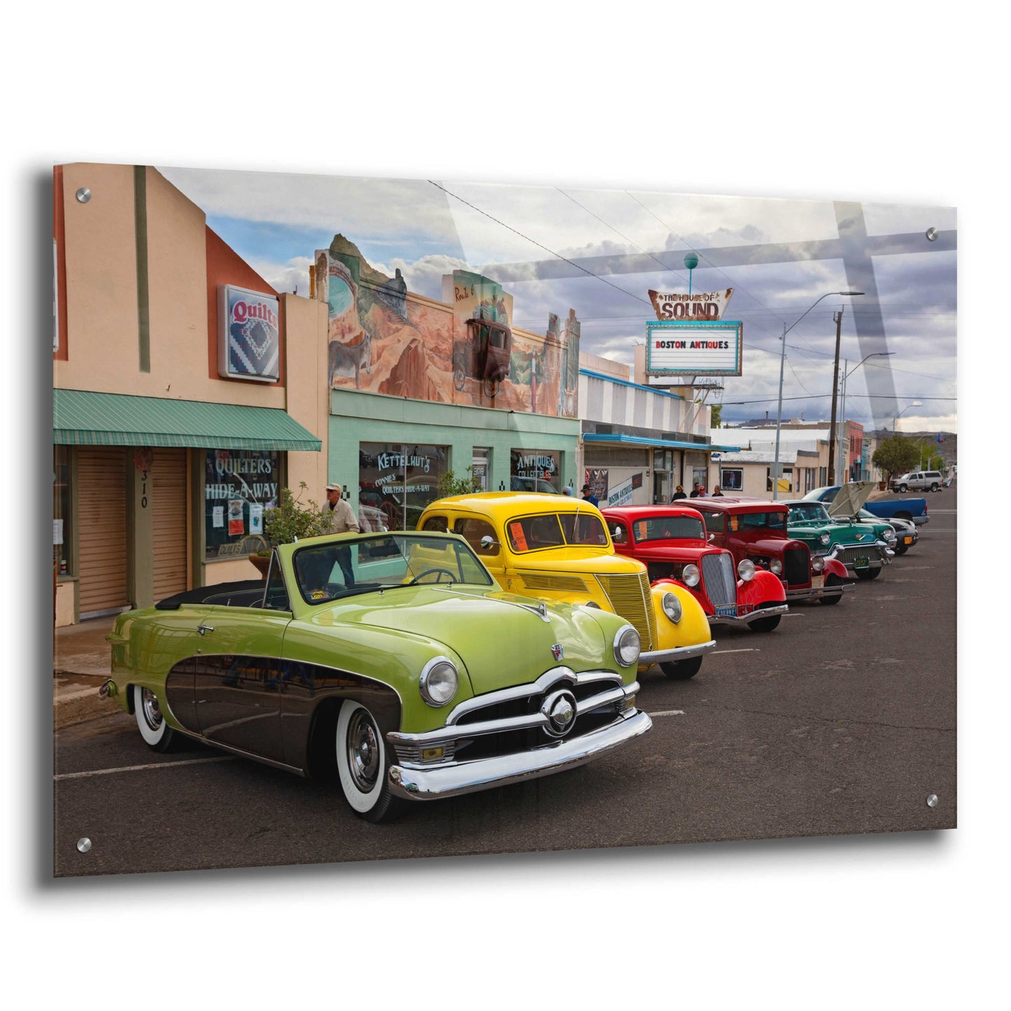 Epic Art 'Route 66 Fun Run Kingman' by Mike Jones, Acrylic Glass Wall Art,36x24